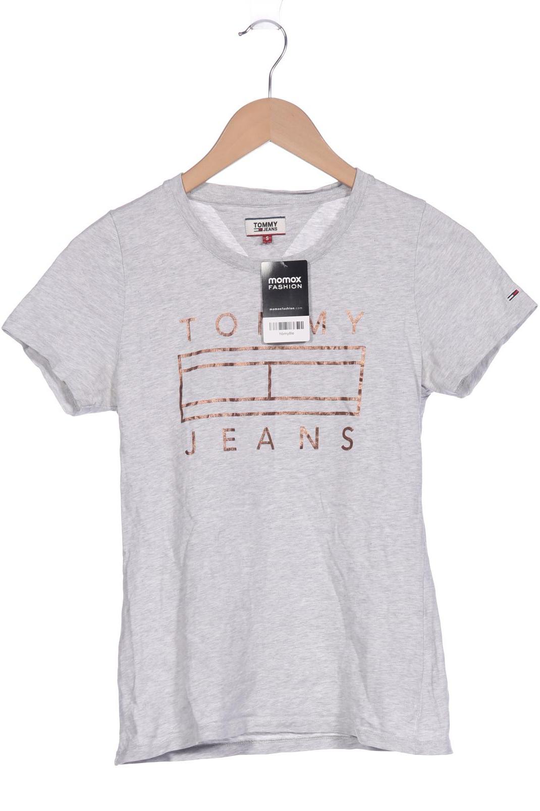 

Tommy Jeans Damen T-Shirt, grau, Gr. 36