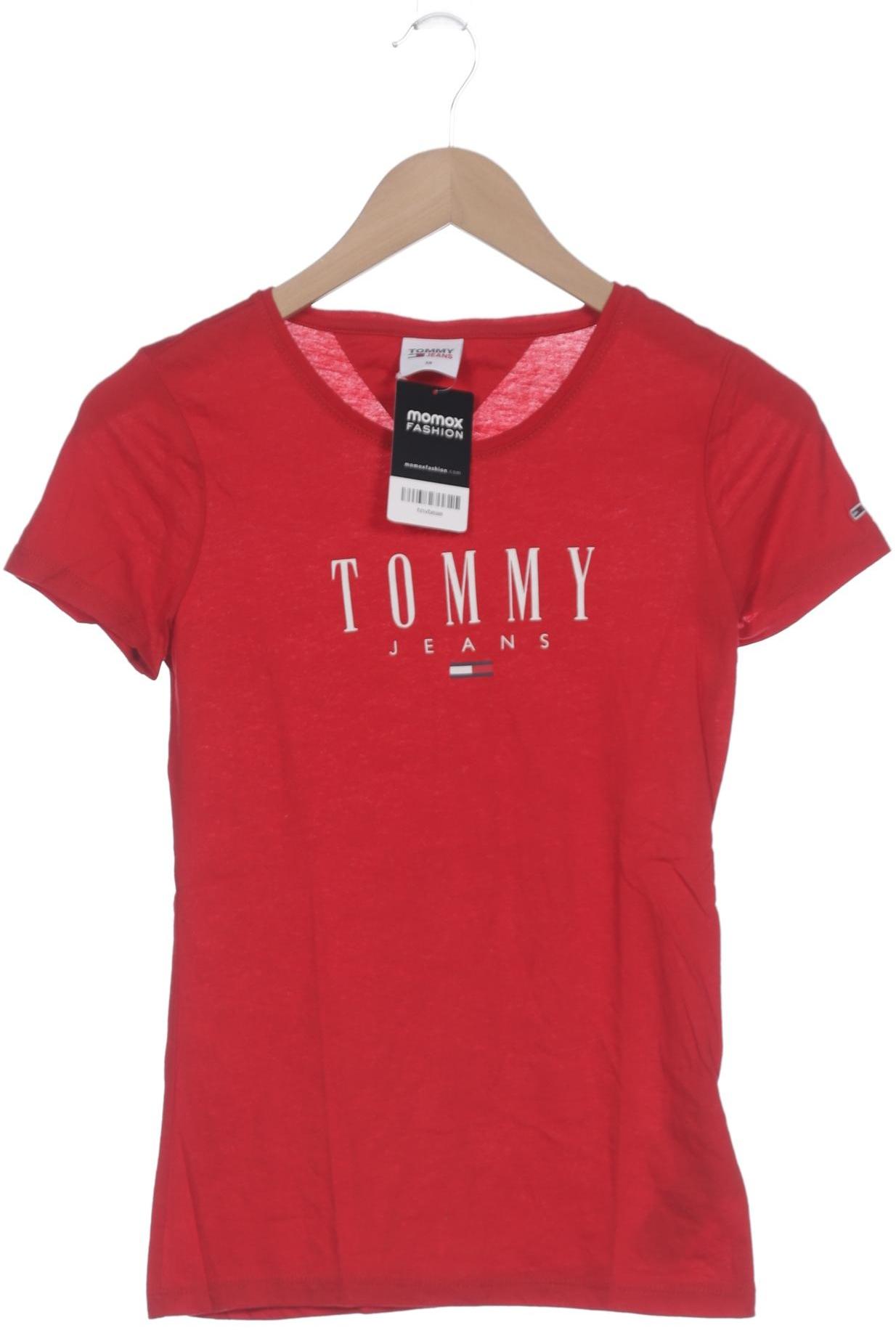 

Tommy Jeans Damen T-Shirt, rot, Gr. 34