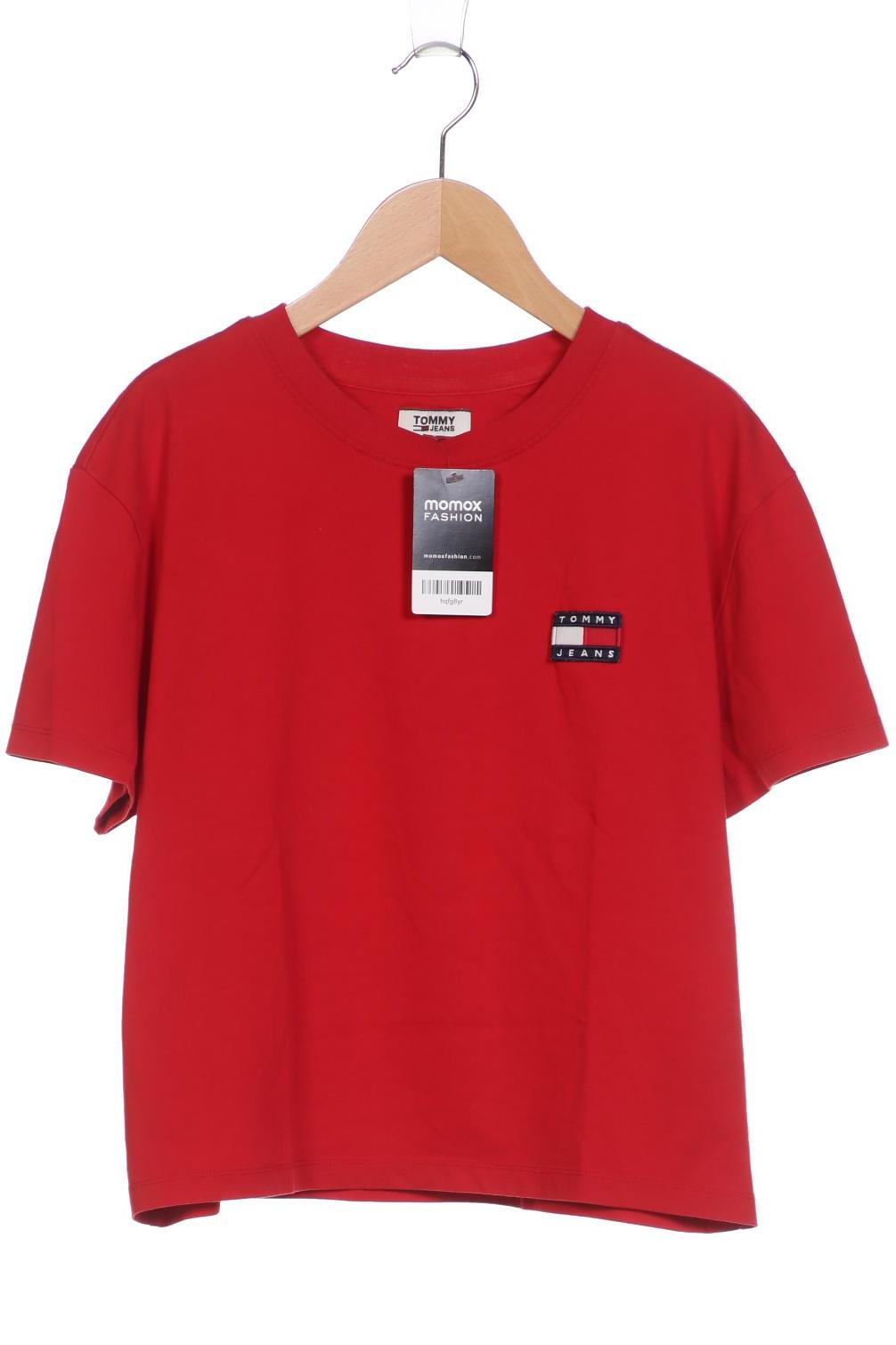 

Tommy Jeans Damen T-Shirt, rot, Gr. 38