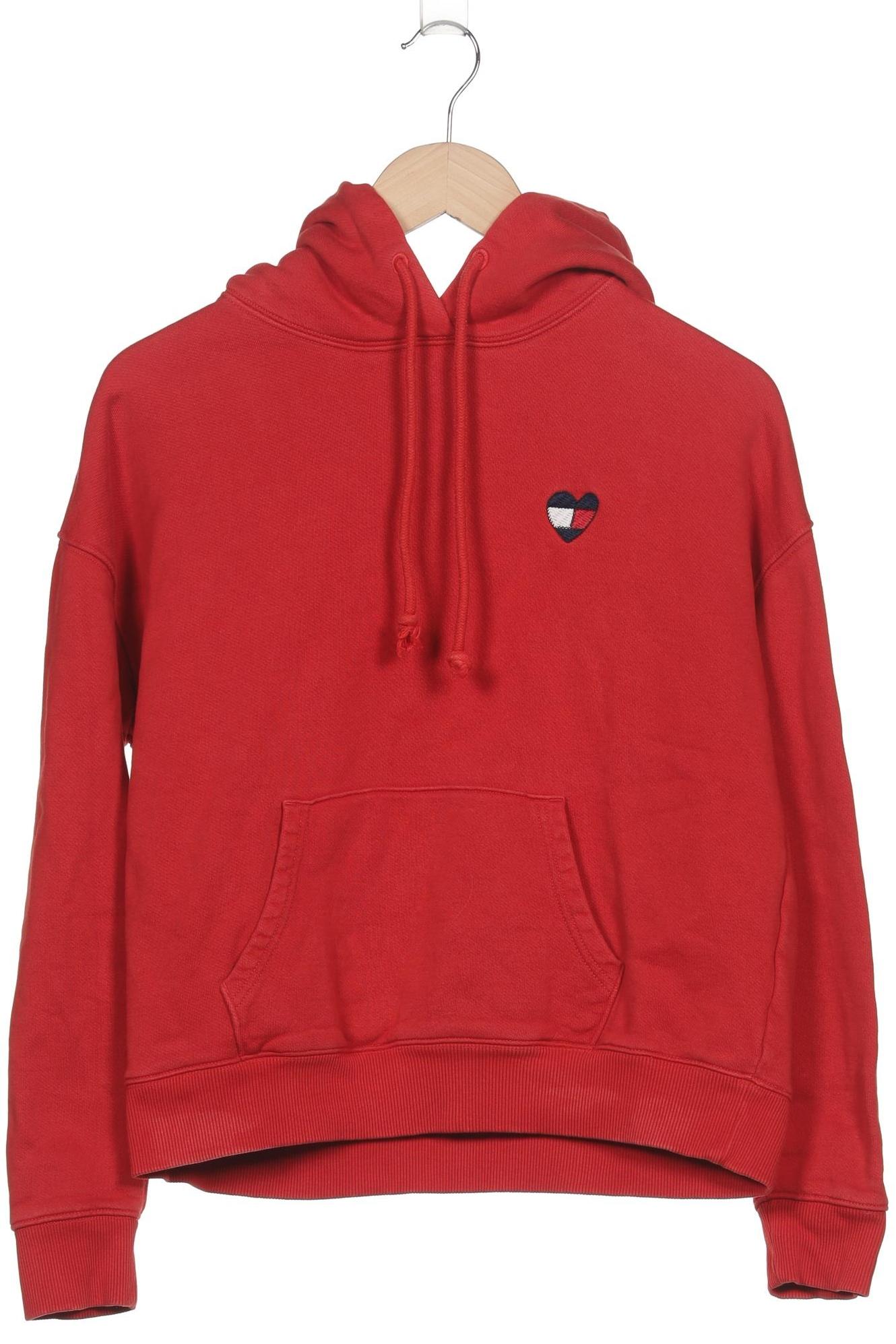 

Tommy Jeans Damen Kapuzenpullover, rot, Gr. 38