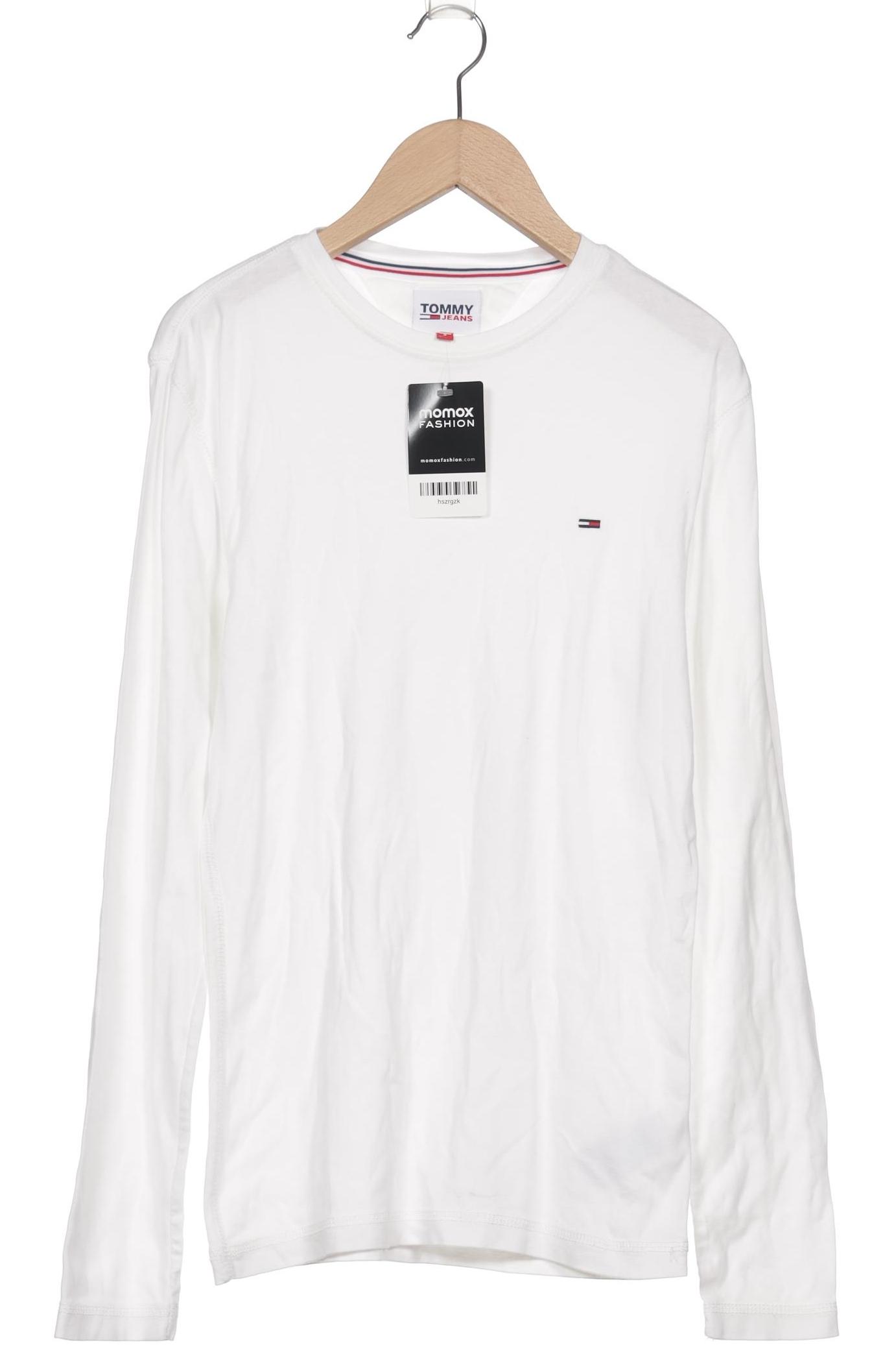 

Tommy Jeans Damen Langarmshirt, weiß, Gr. 36