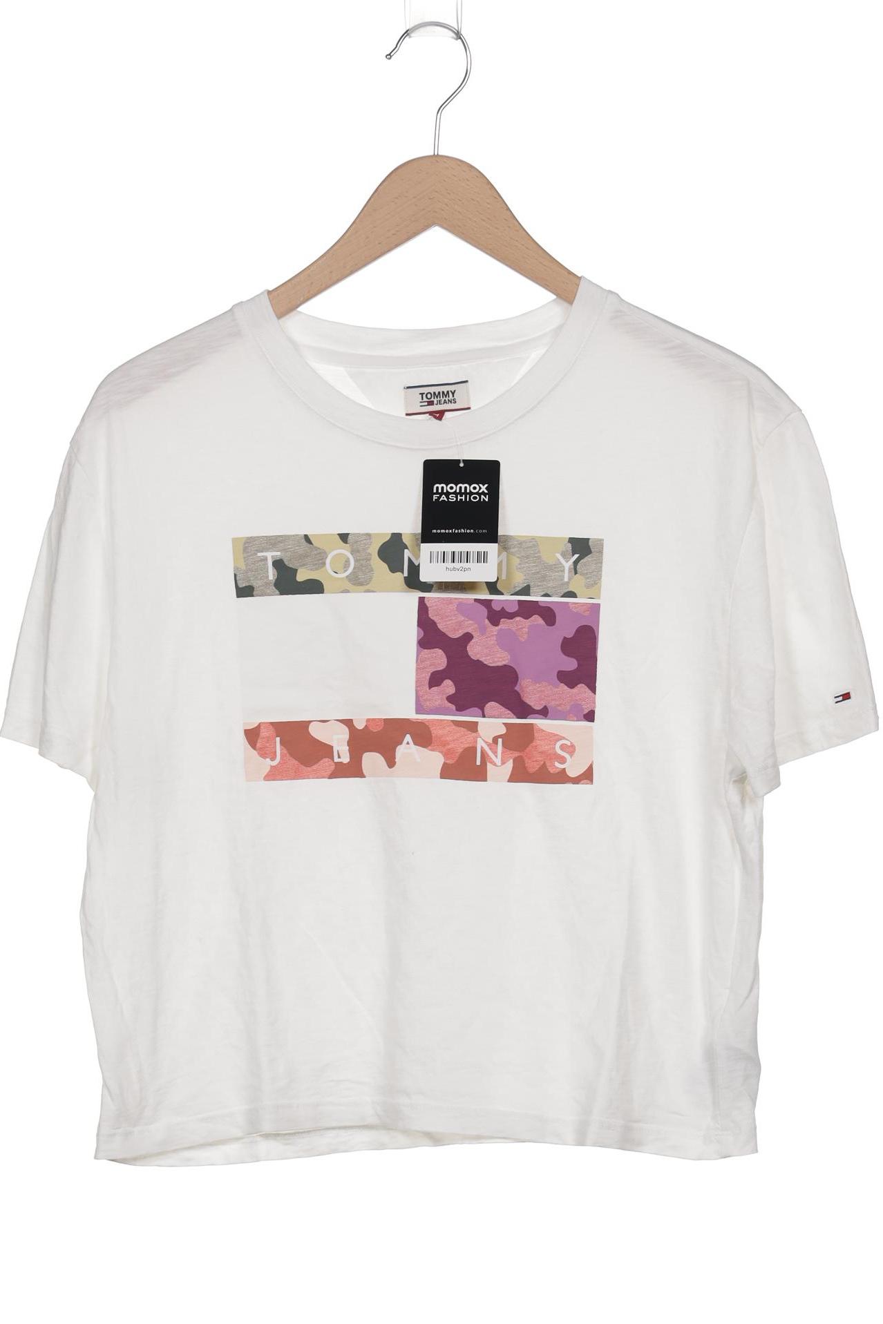 

Tommy Jeans Damen T-Shirt, weiß, Gr. 38