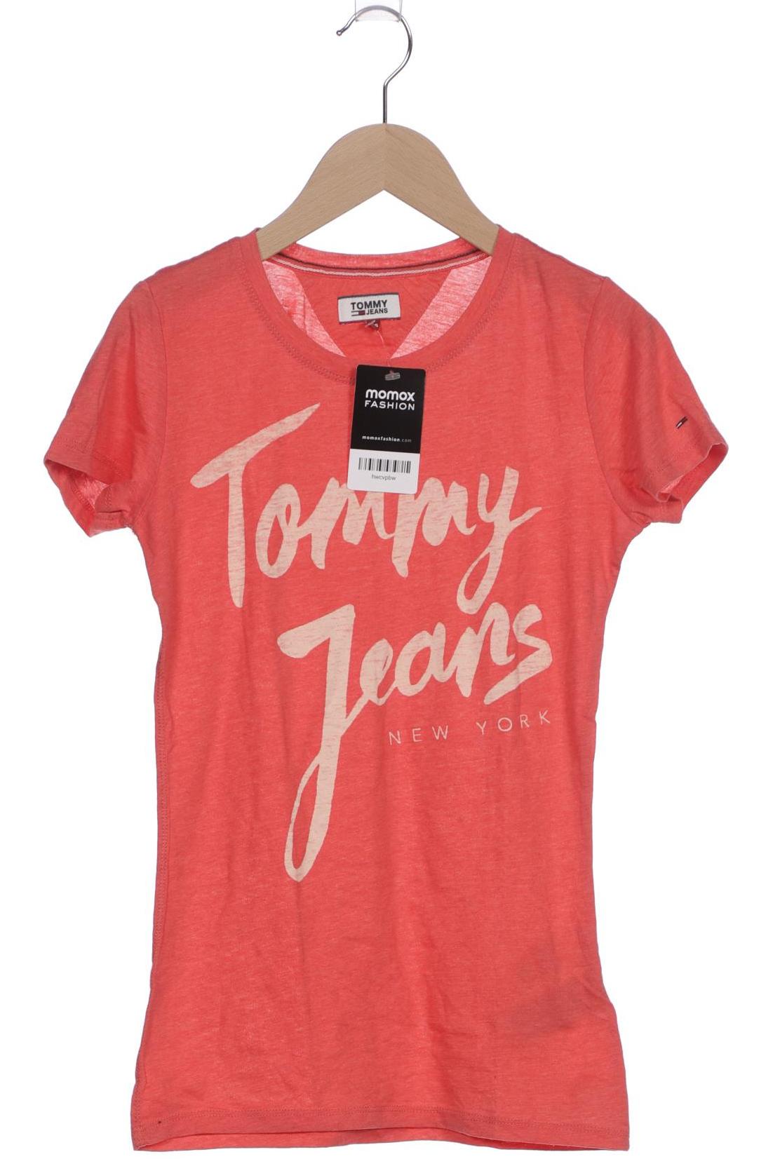 

Tommy Jeans Damen T-Shirt, rot, Gr. 34