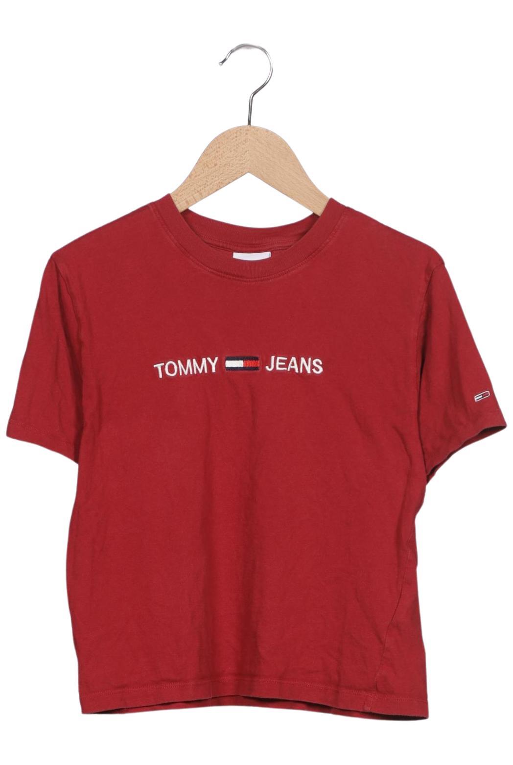

Tommy Jeans Damen T-Shirt, rot, Gr. 34