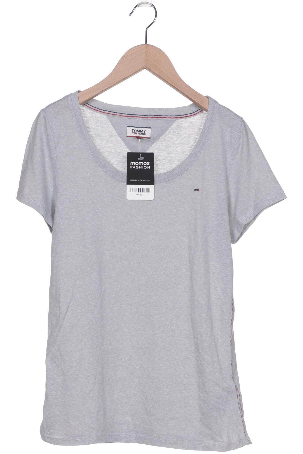 

Tommy Jeans Damen T-Shirt, grau, Gr. 34