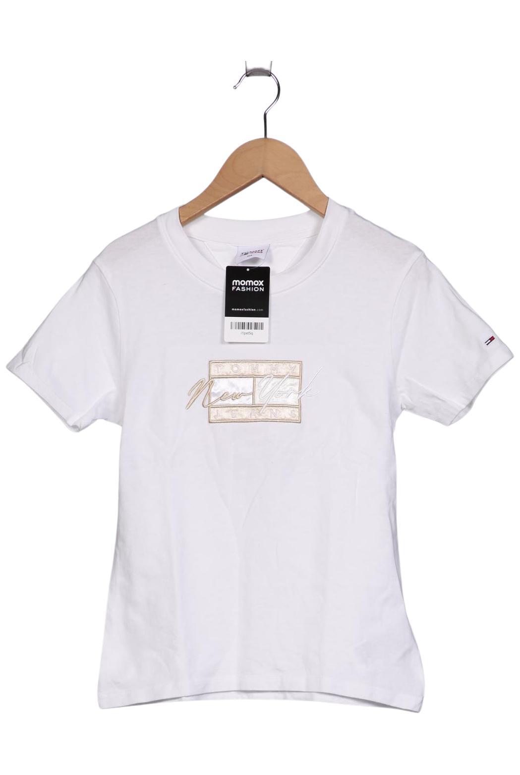 

Tommy Jeans Damen T-Shirt, weiß, Gr. 32