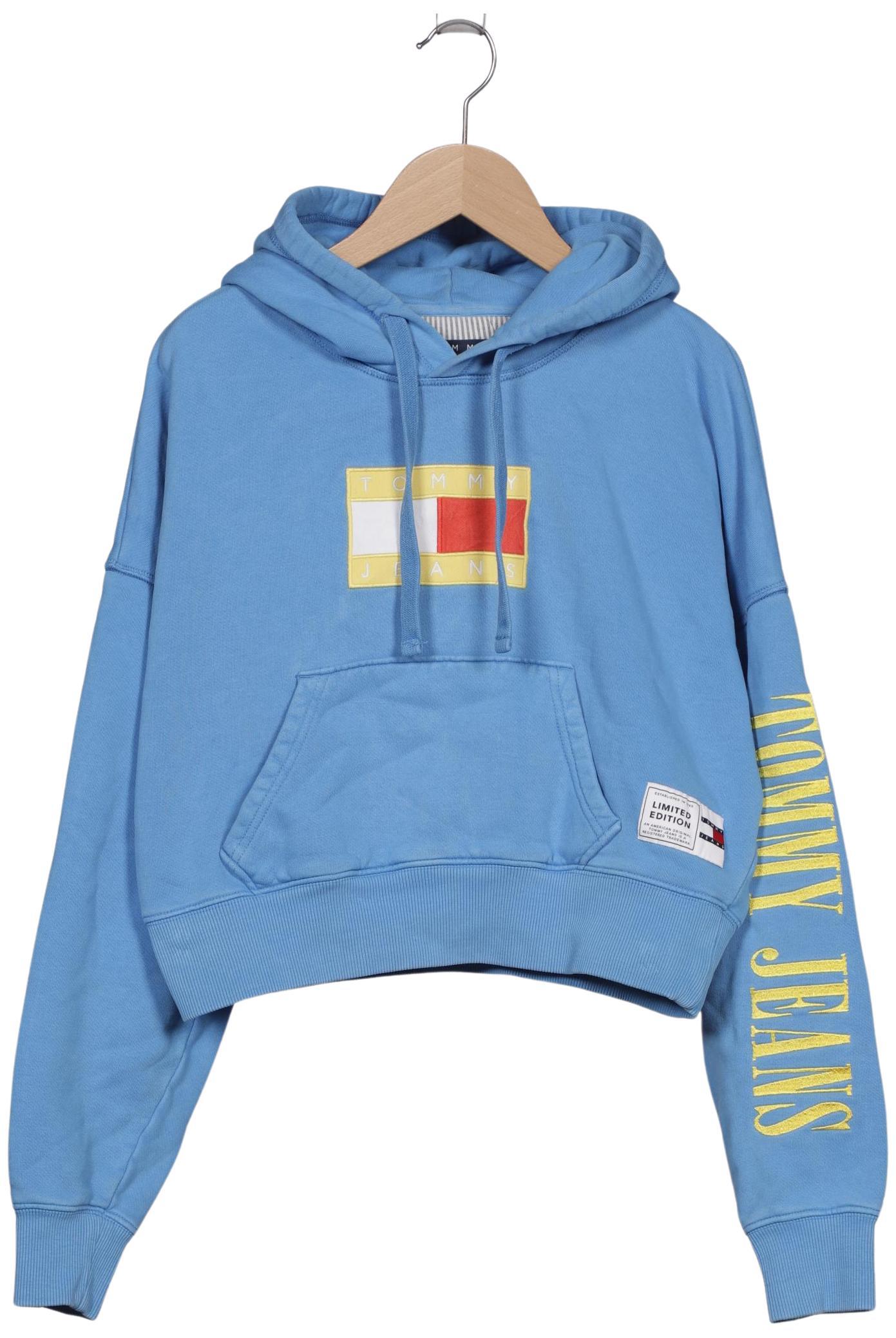 

Tommy Jeans Damen Kapuzenpullover, hellblau, Gr. 34