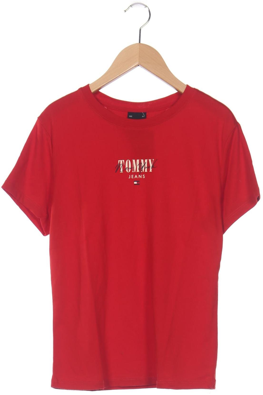 

Tommy Jeans Damen T-Shirt, rot, Gr. 42