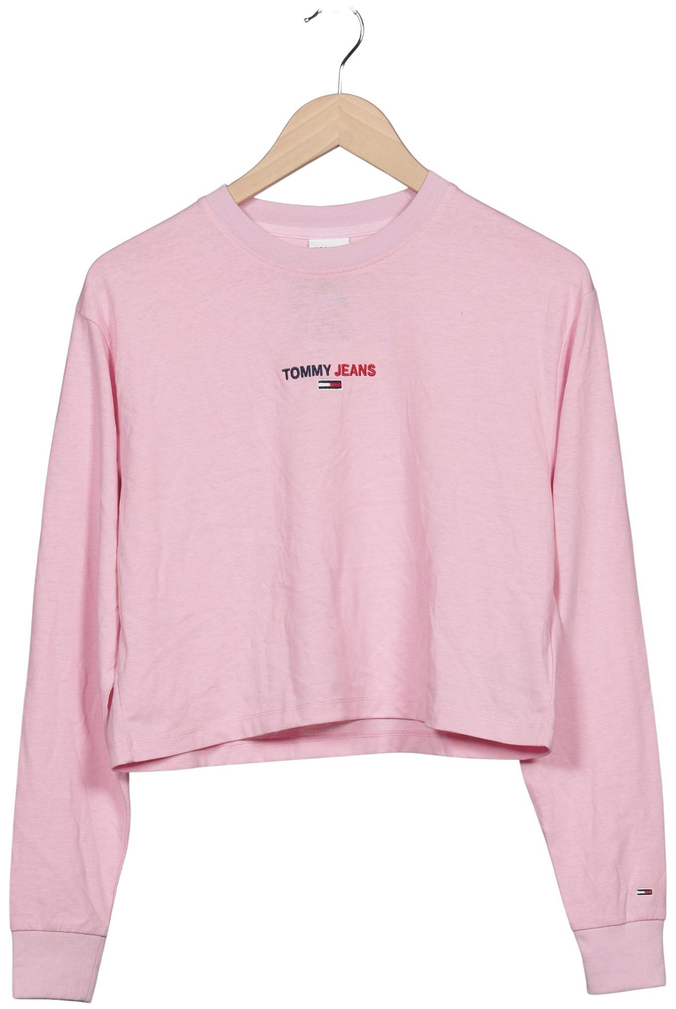 

Tommy Jeans Damen Langarmshirt, pink, Gr. 36
