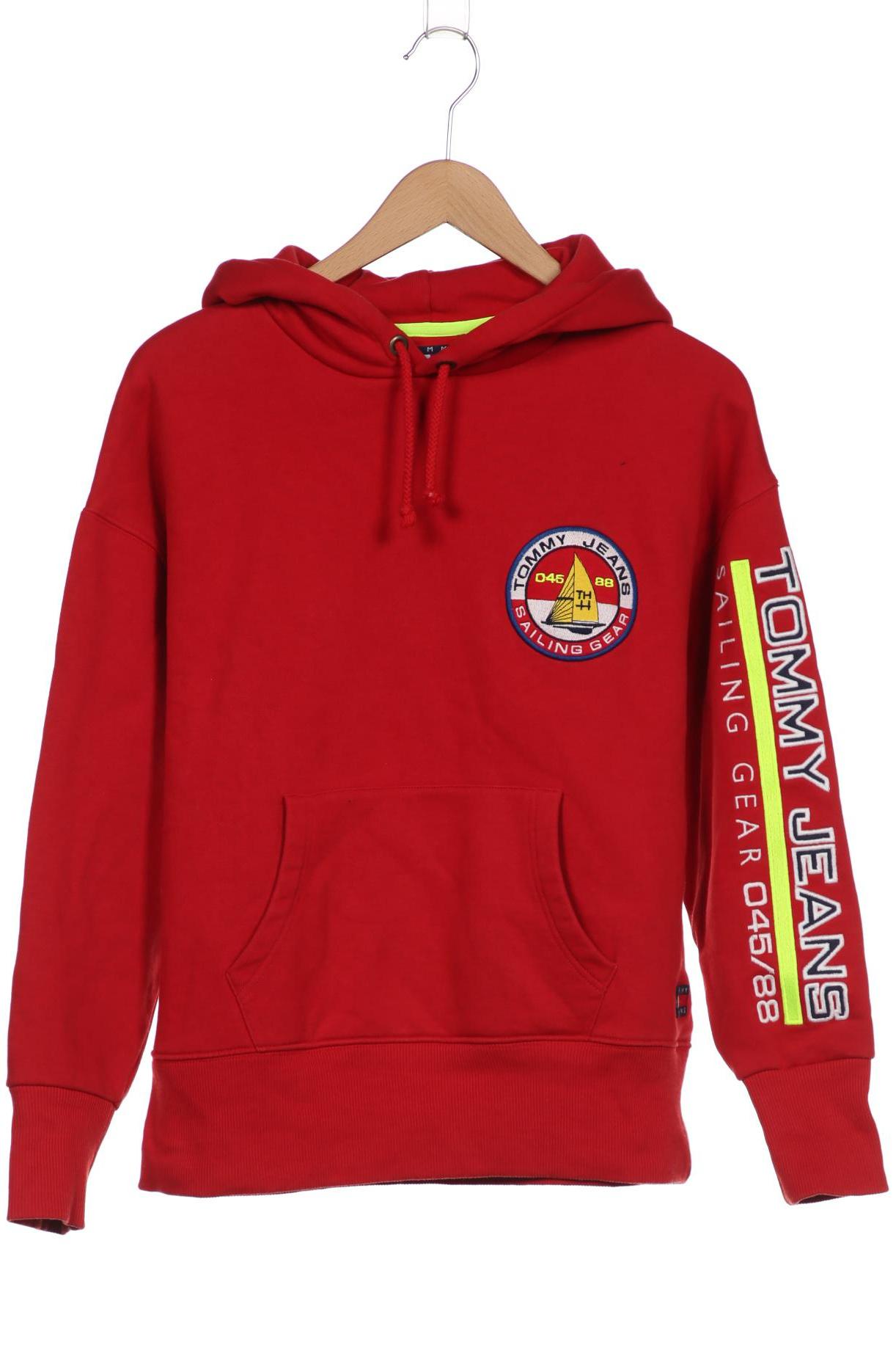

Tommy Jeans Damen Kapuzenpullover, rot, Gr. 34