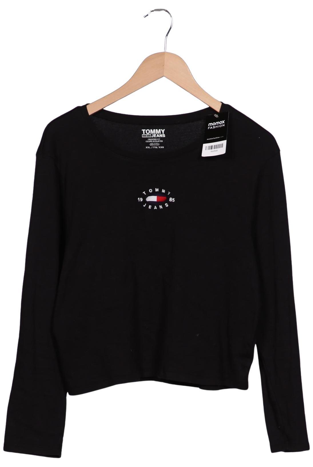 

Tommy Jeans Damen Langarmshirt, schwarz, Gr. 46