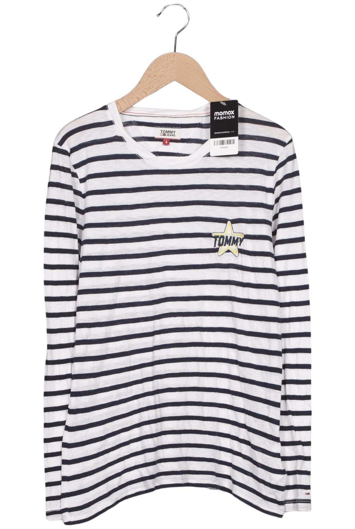 

Tommy Jeans Damen Langarmshirt, weiß, Gr. 36