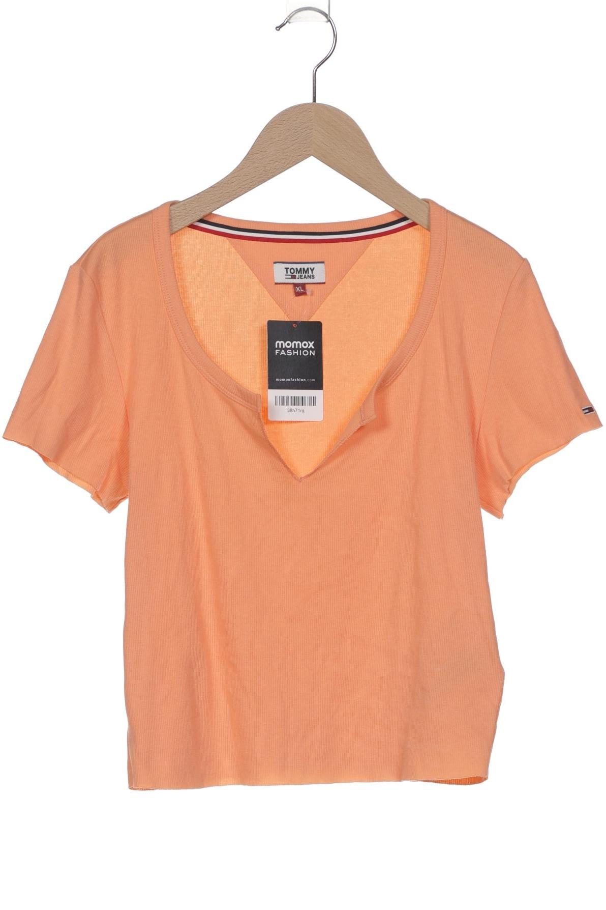 

Tommy Jeans Damen T-Shirt, orange, Gr. 44