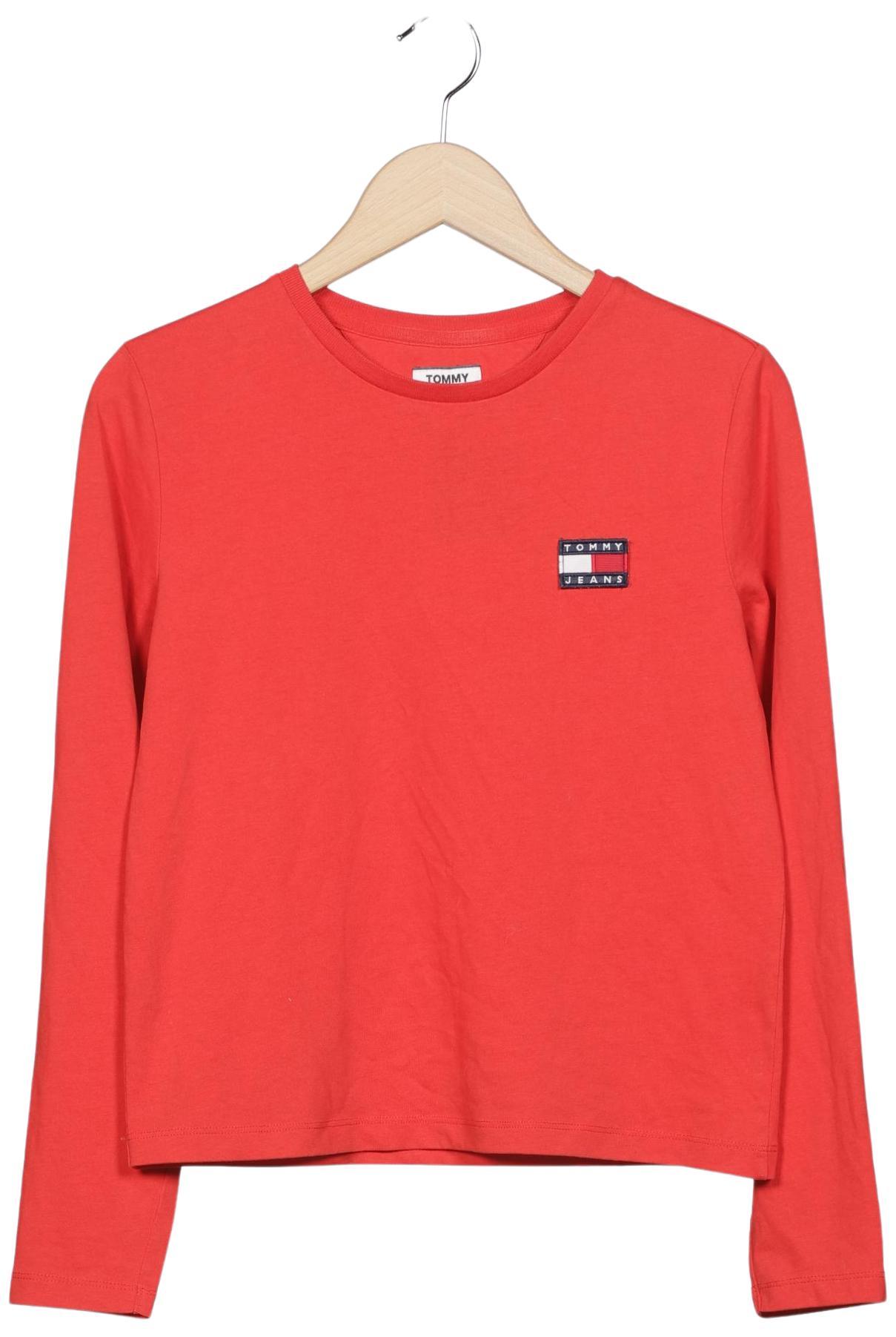 

Tommy Jeans Damen Langarmshirt, rot, Gr. 36