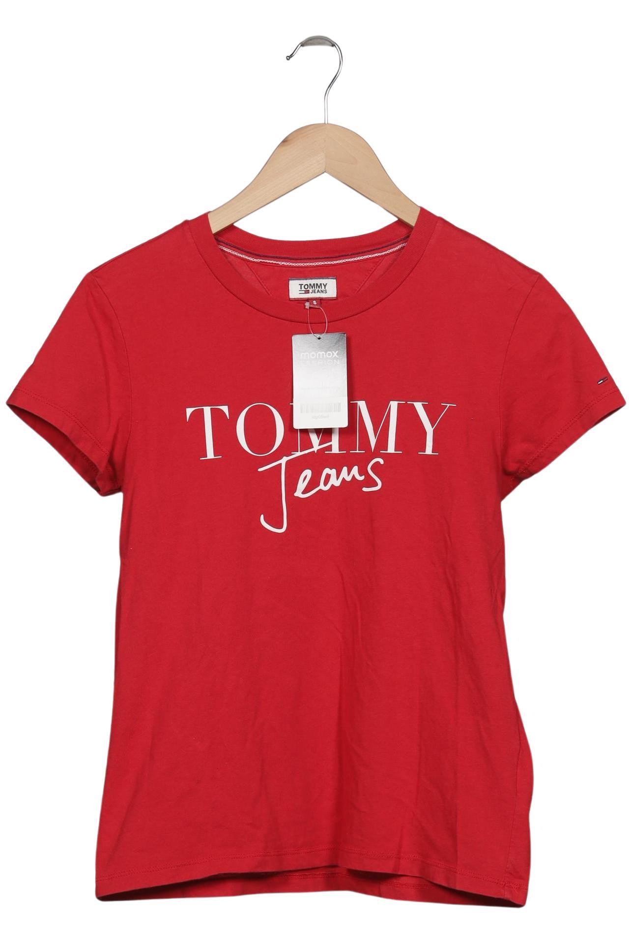 

Tommy Jeans Damen T-Shirt, rot, Gr. 36