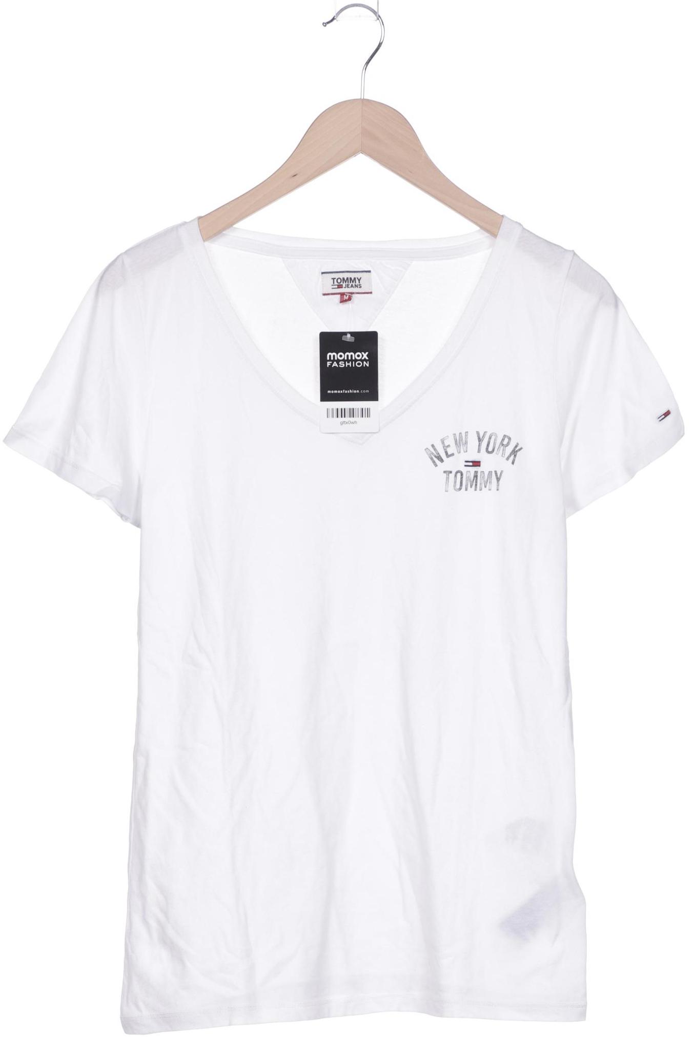 

Tommy Jeans Damen T-Shirt, weiß, Gr. 38