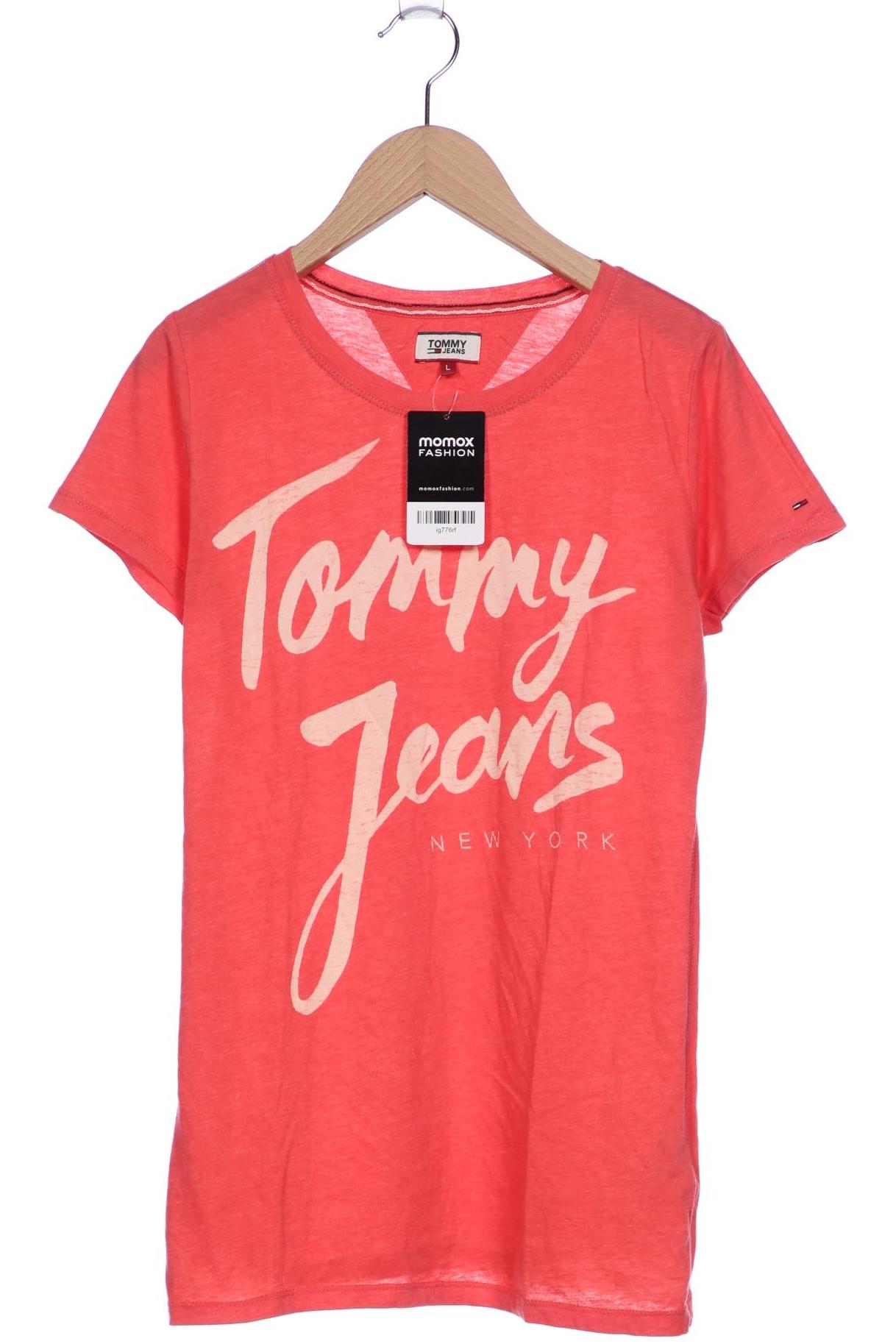

Tommy Jeans Damen T-Shirt, rot, Gr. 42