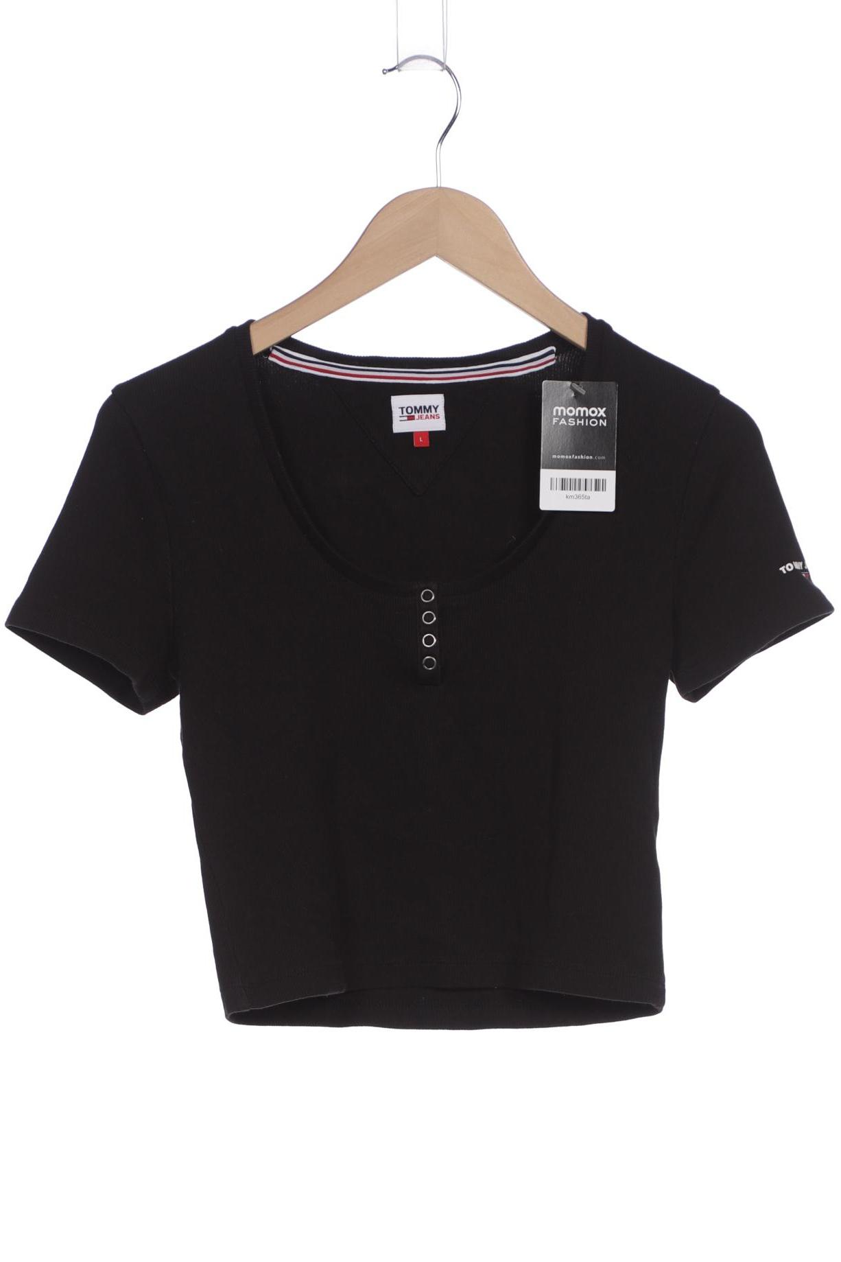 

Tommy Jeans Damen T-Shirt, schwarz, Gr. 42