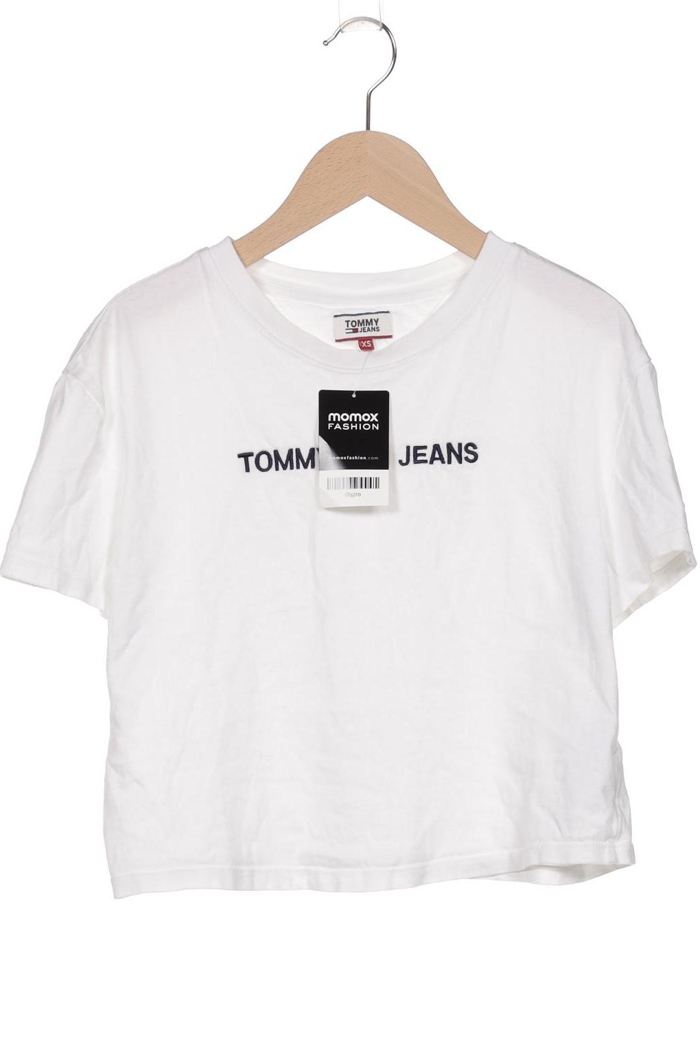 

Tommy Jeans Damen T-Shirt, weiß, Gr. 34