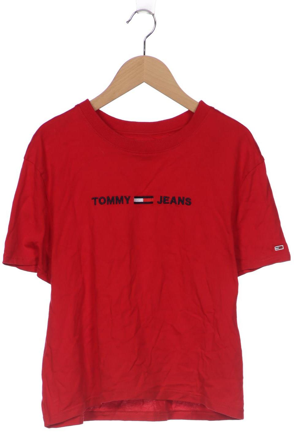 

Tommy Jeans Damen T-Shirt, rot, Gr. 36