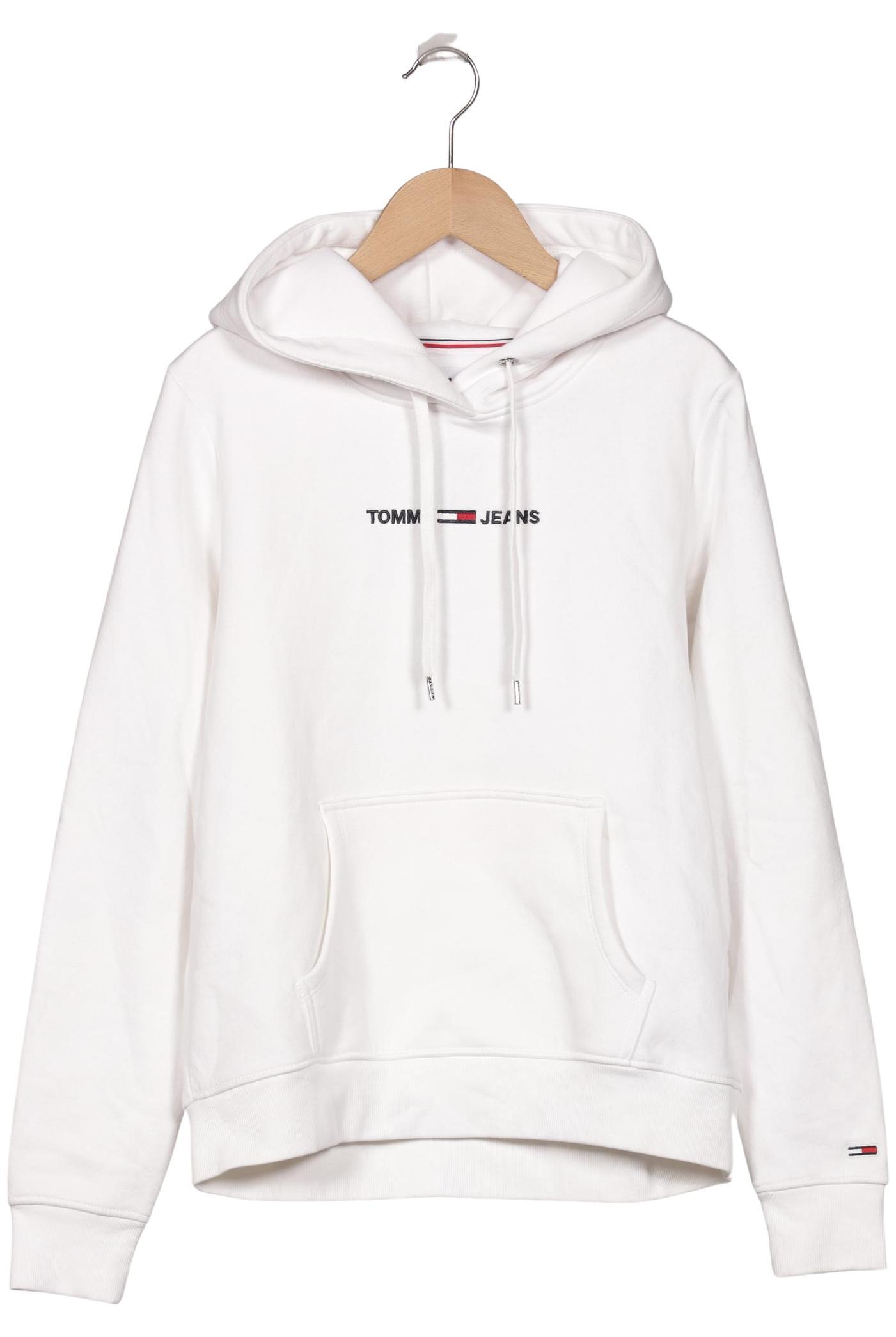 

Tommy Jeans Damen Kapuzenpullover, weiß, Gr. 36