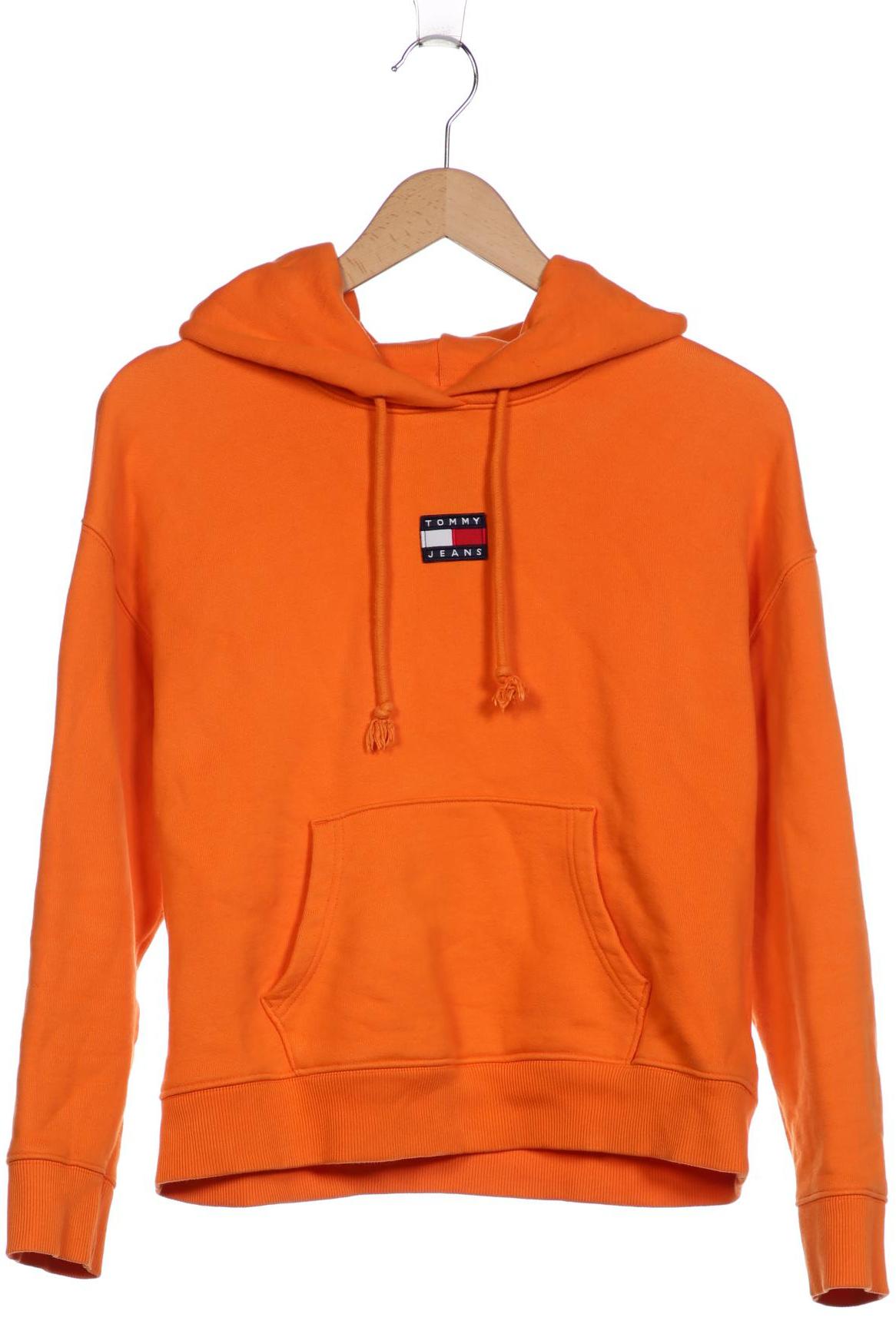 

Tommy Jeans Damen Kapuzenpullover, orange, Gr. 38