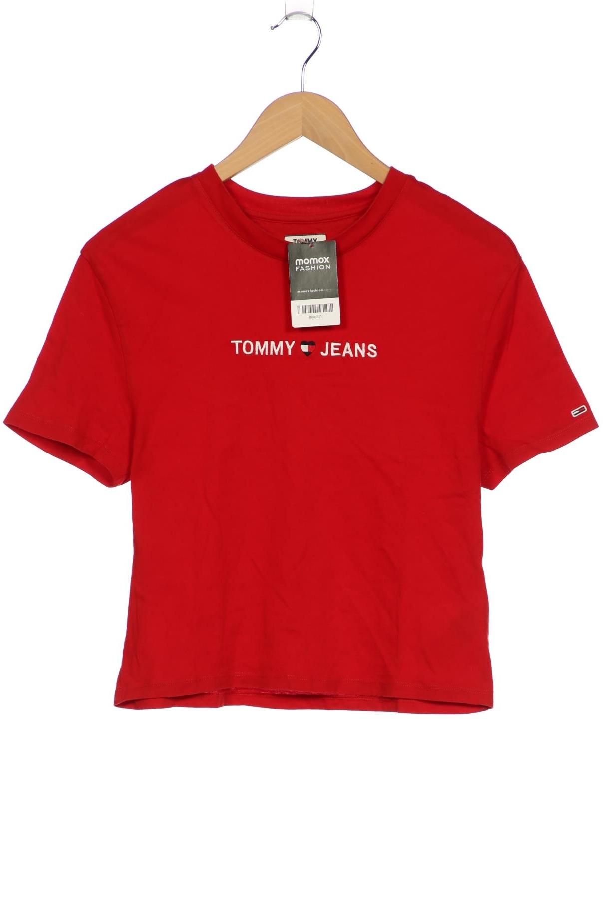 

Tommy Jeans Damen T-Shirt, rot, Gr. 34