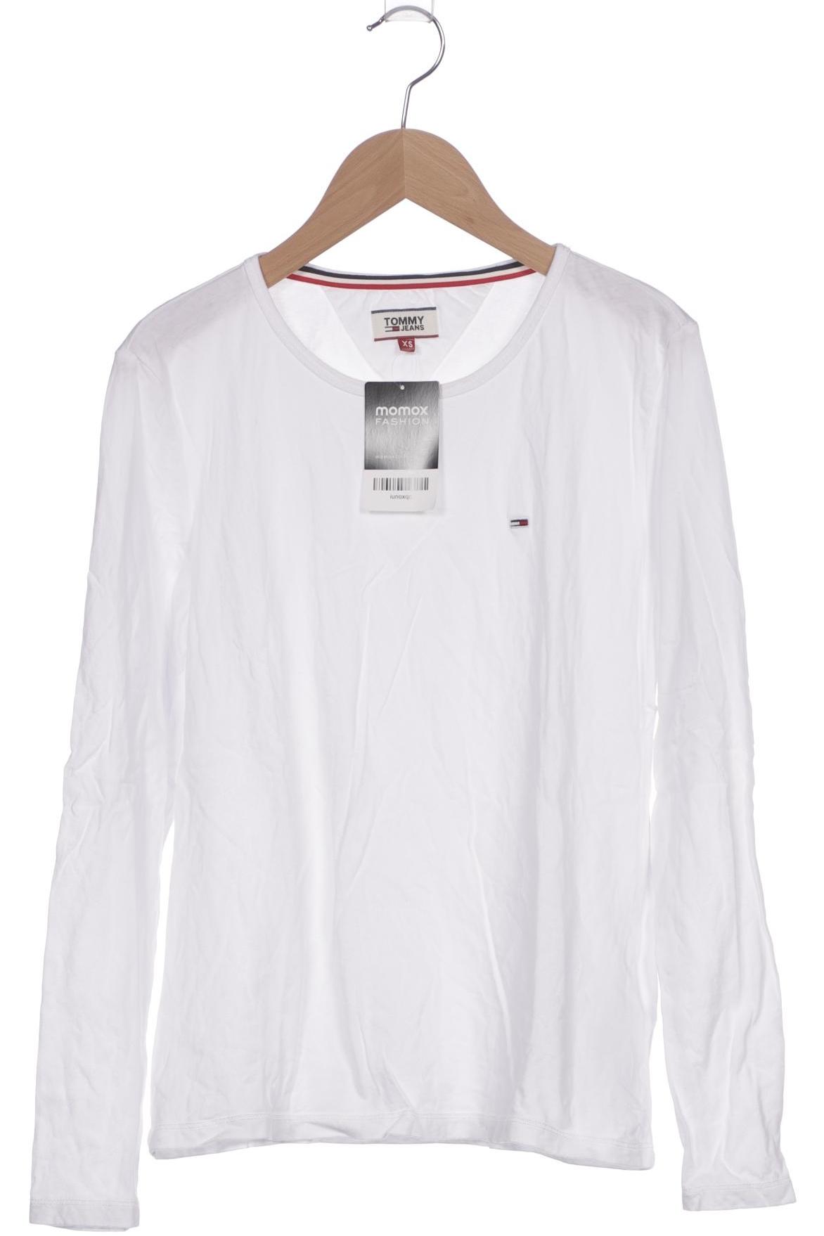 

Tommy Jeans Damen Langarmshirt, weiß, Gr. 34