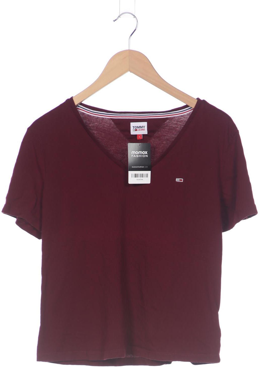 

Tommy Jeans Damen T-Shirt, bordeaux, Gr. 42