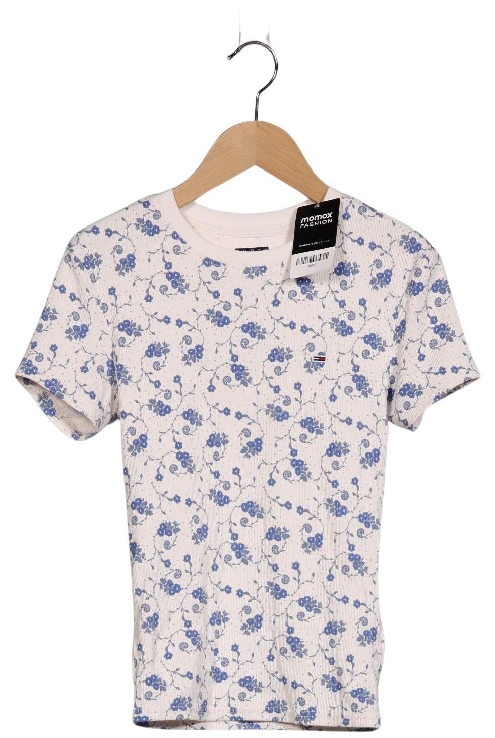 

Tommy Jeans Damen T-Shirt, cremeweiß, Gr. 30