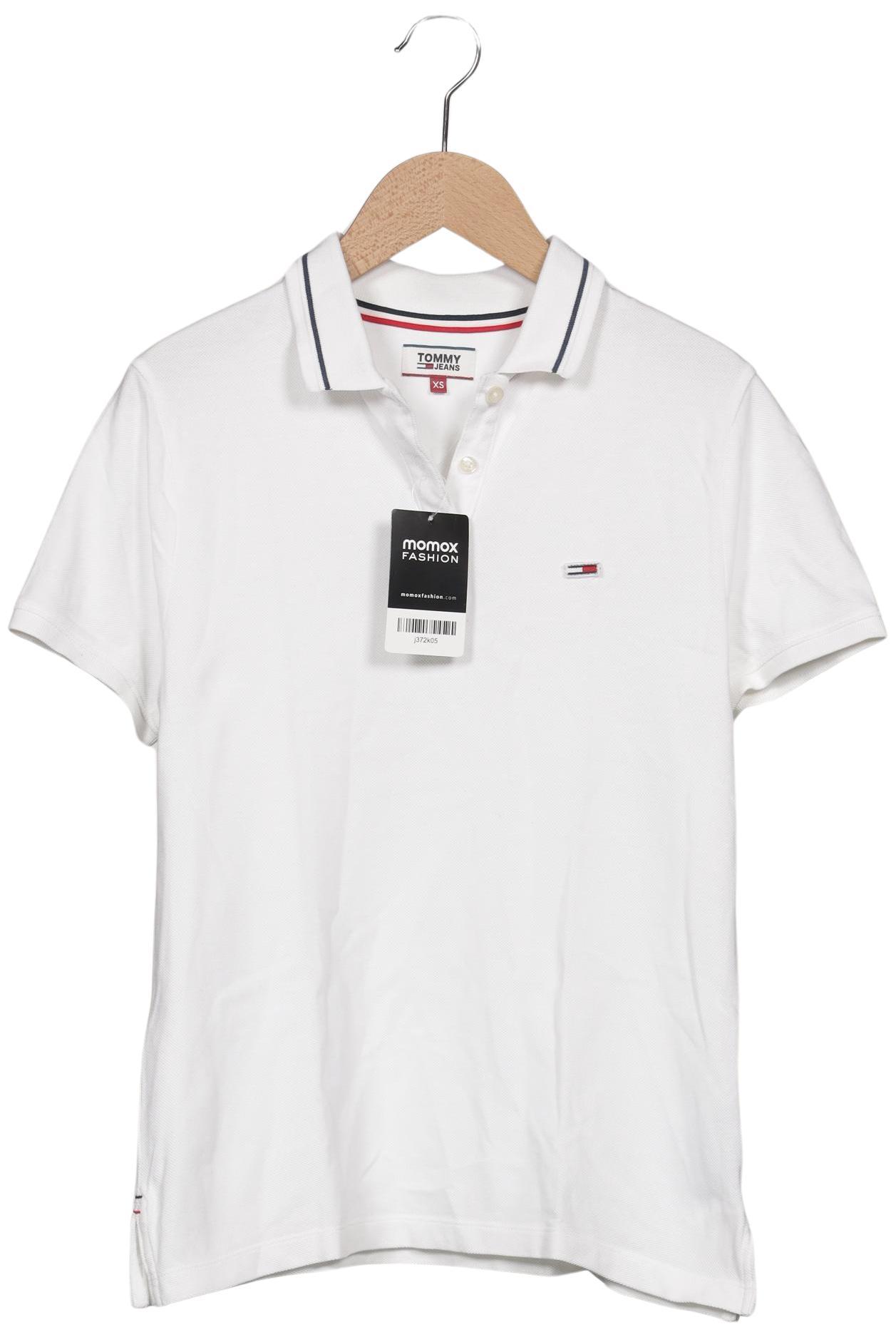 

Tommy Jeans Damen Poloshirt, weiß, Gr. 34