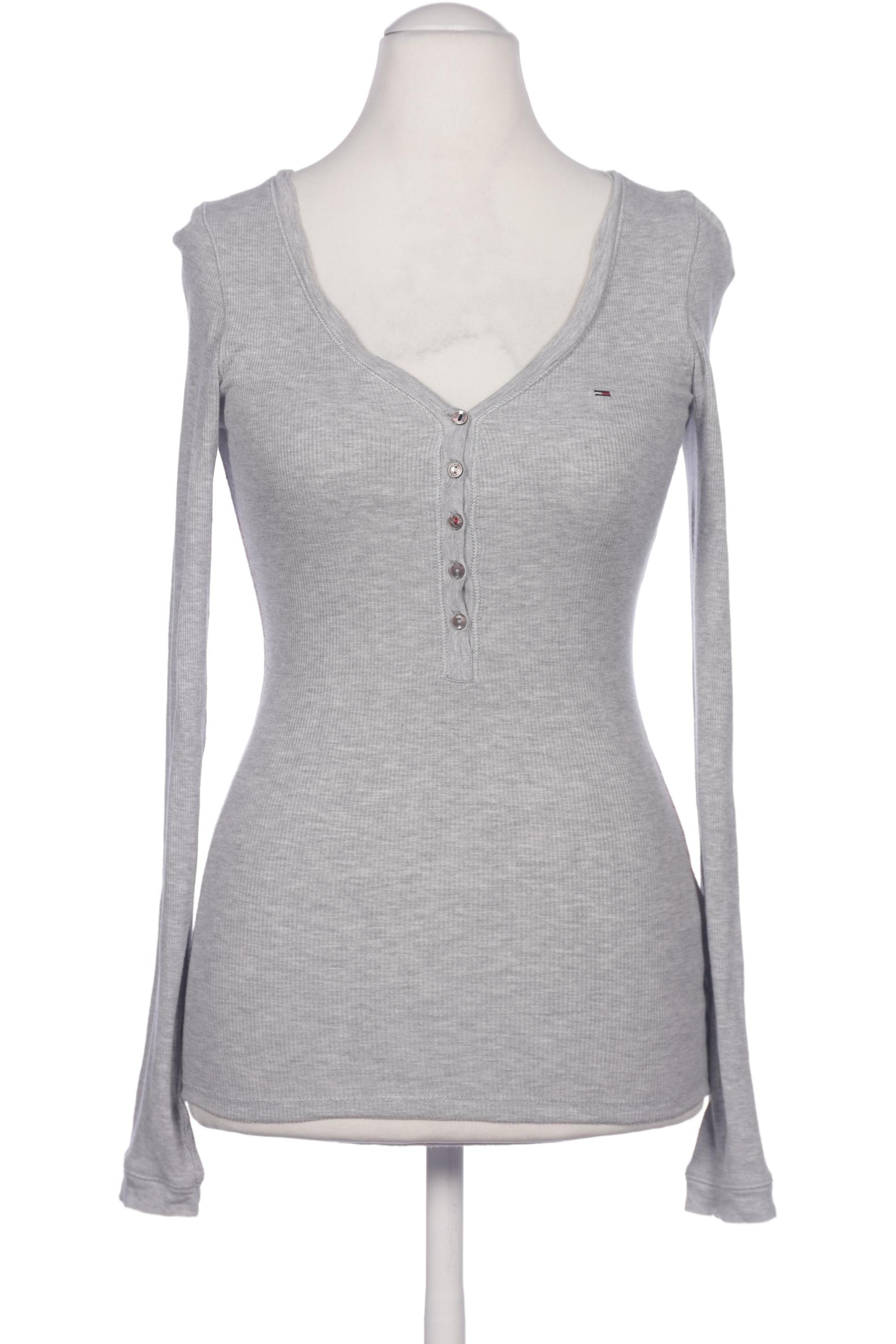 

Tommy Jeans Damen Langarmshirt, grau, Gr. 36