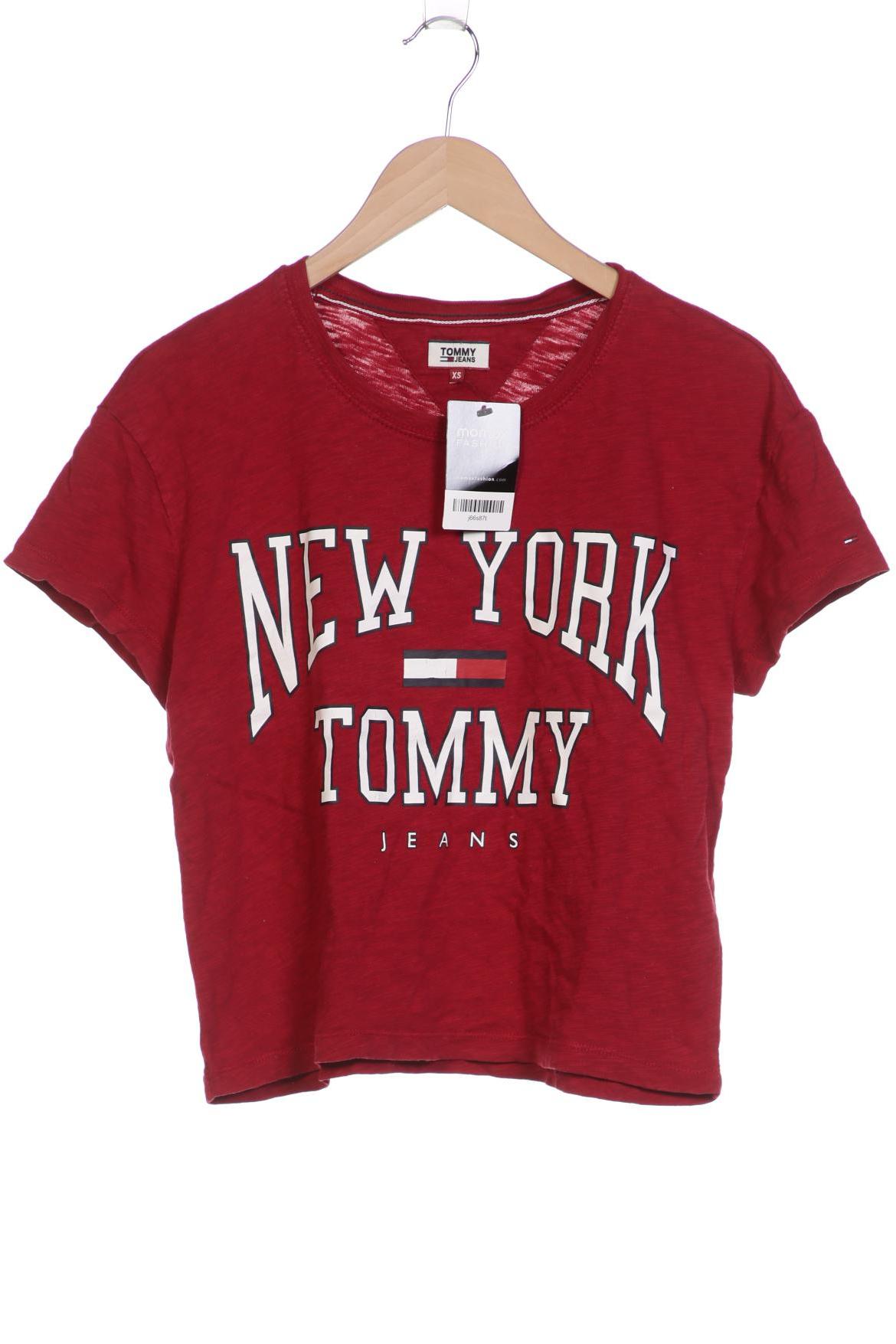 

Tommy Jeans Damen T-Shirt, rot, Gr. 34