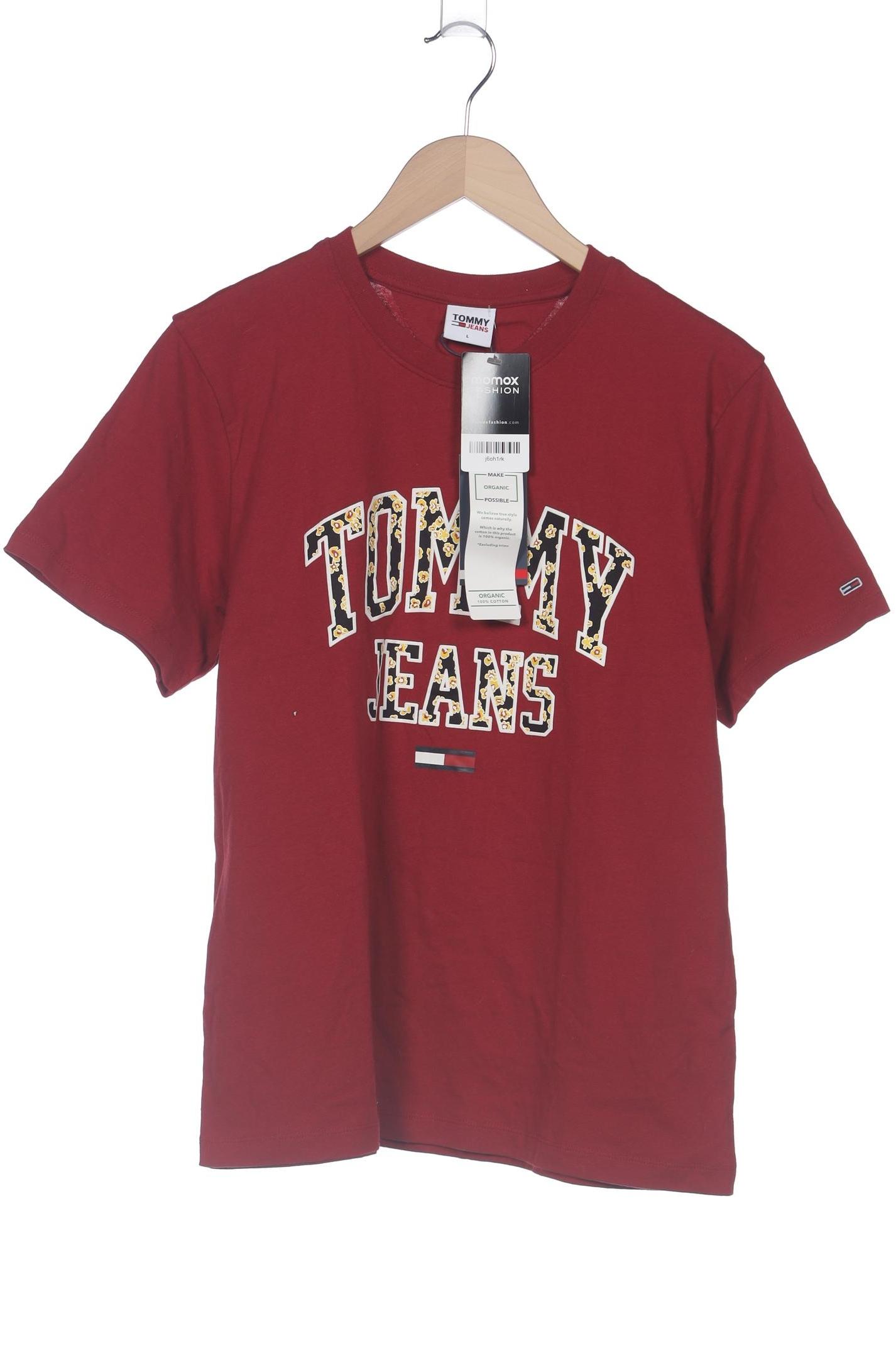

Tommy Jeans Damen T-Shirt, rot, Gr. 42