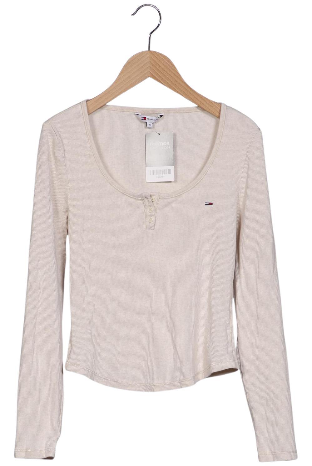 

Tommy Jeans Damen Langarmshirt, beige, Gr. 38