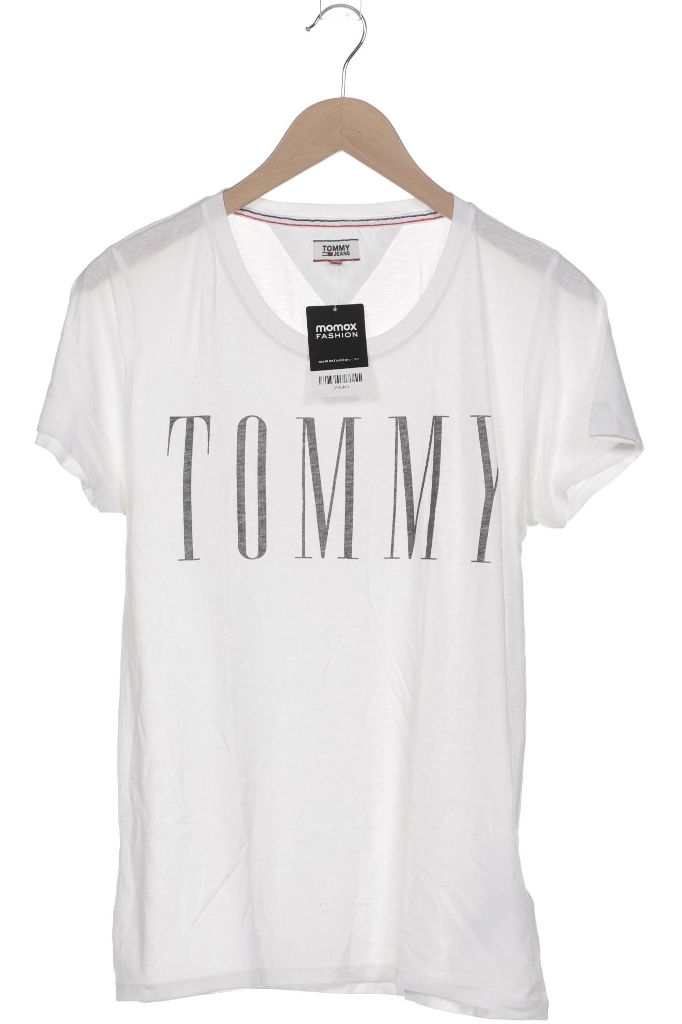 

Tommy Jeans Damen T-Shirt, weiß, Gr. 38