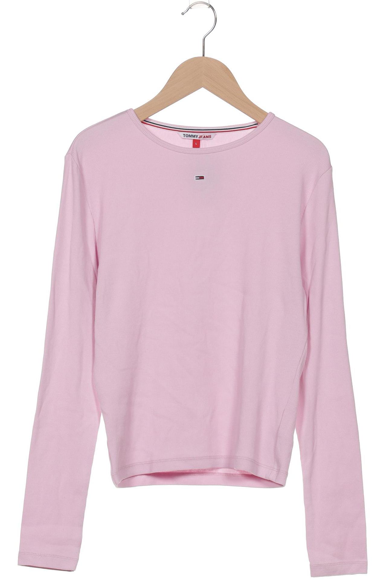 

Tommy Jeans Damen Langarmshirt, pink, Gr. 42