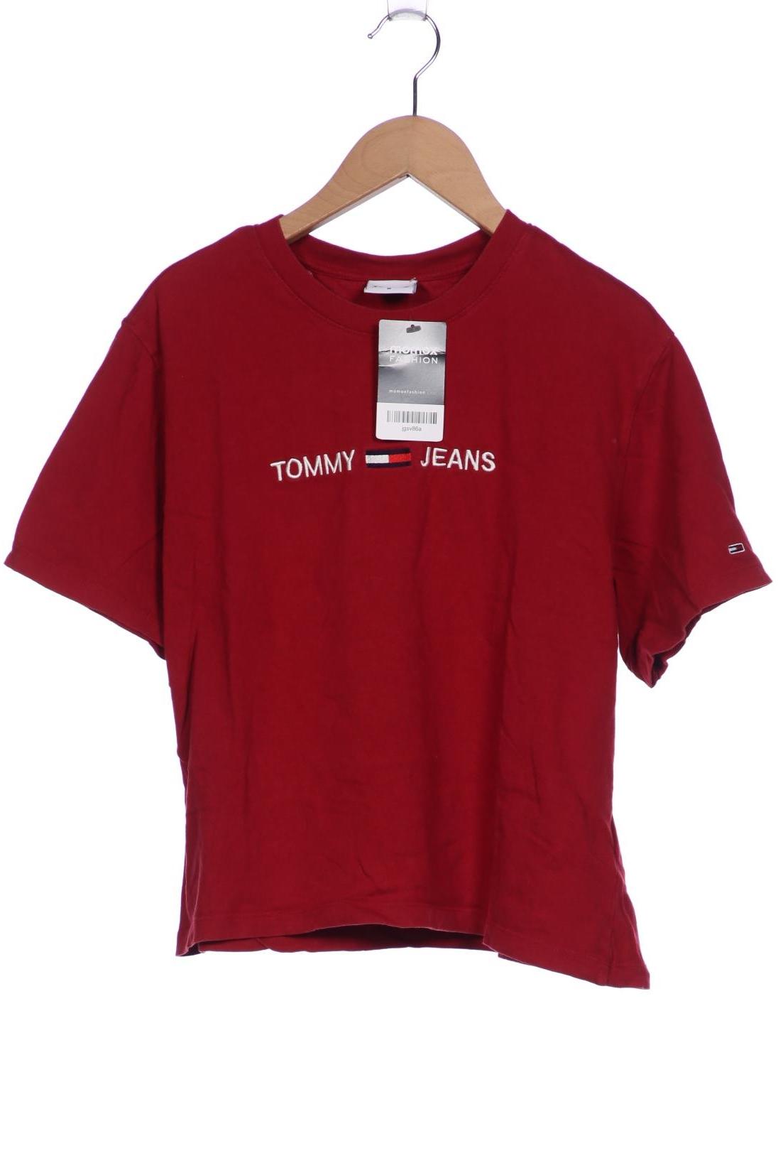 

Tommy Jeans Damen T-Shirt, bordeaux, Gr. 38