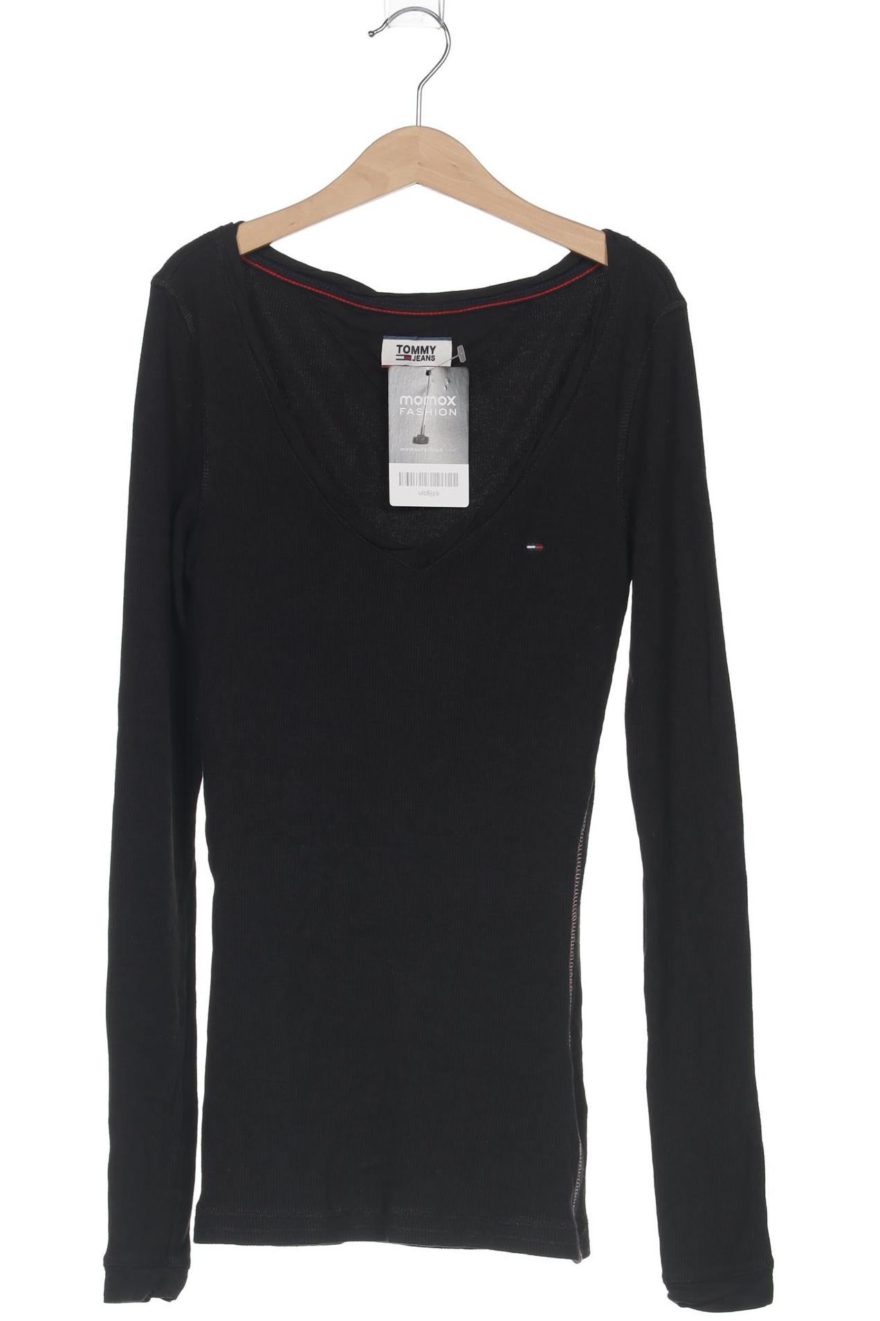 

Tommy Jeans Damen Langarmshirt, schwarz, Gr. 36