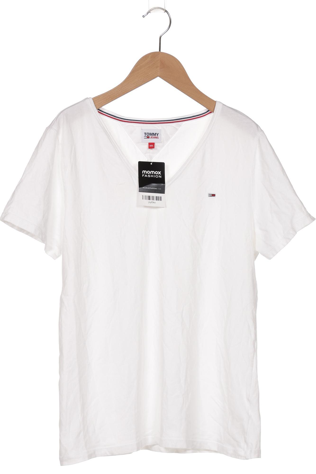 

Tommy Jeans Damen T-Shirt, weiß, Gr. 46