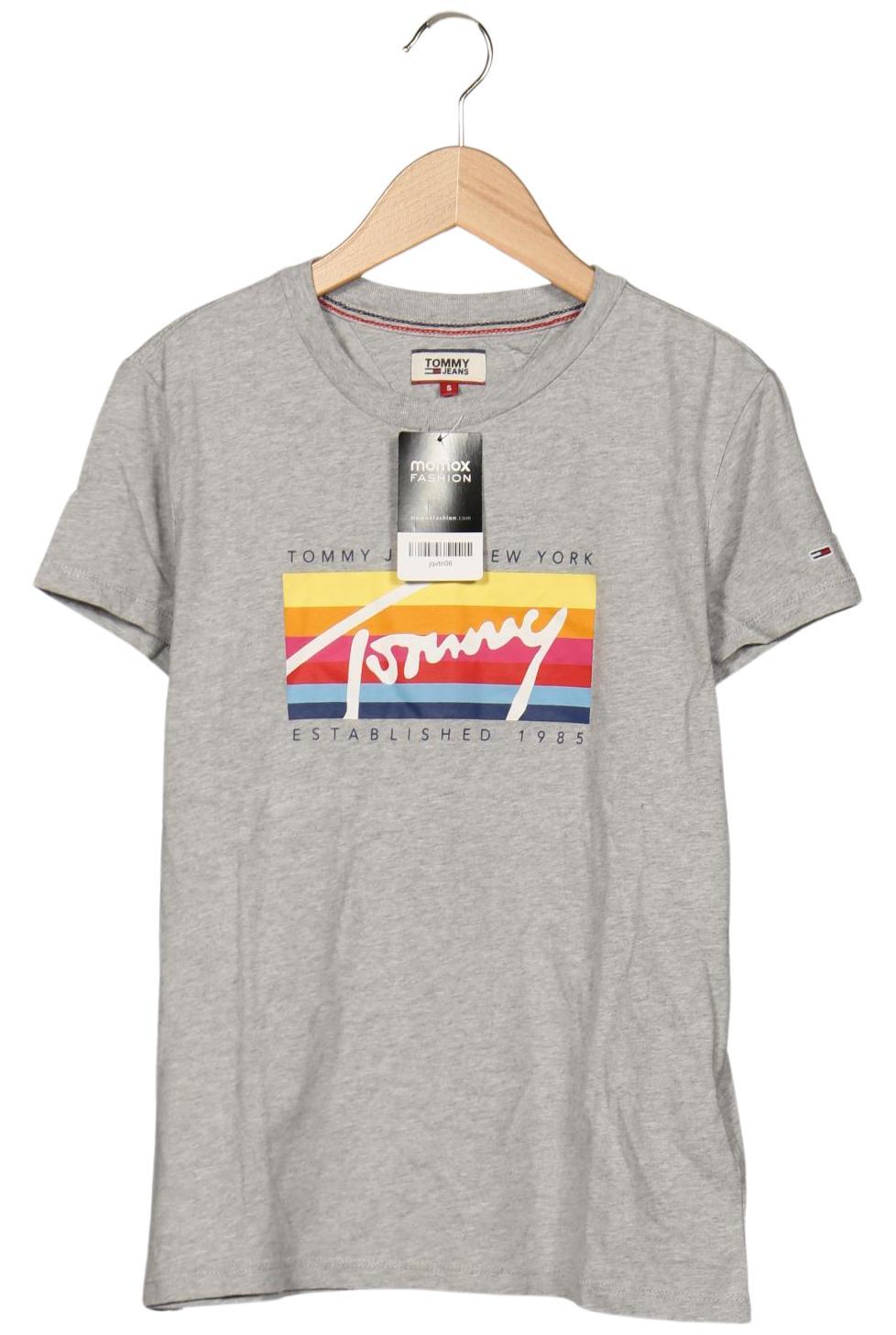 

Tommy Jeans Damen T-Shirt, grau, Gr. 36