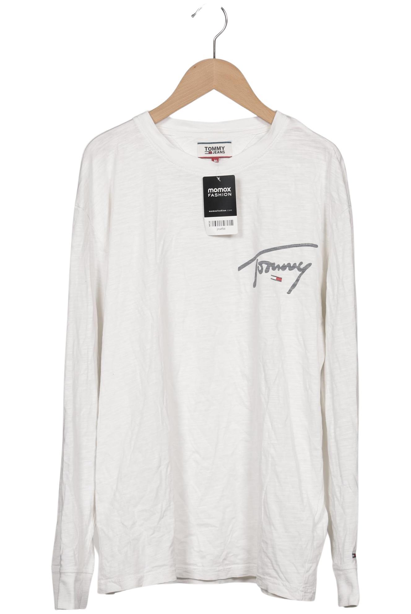 

Tommy Jeans Damen Langarmshirt, weiß, Gr. 38