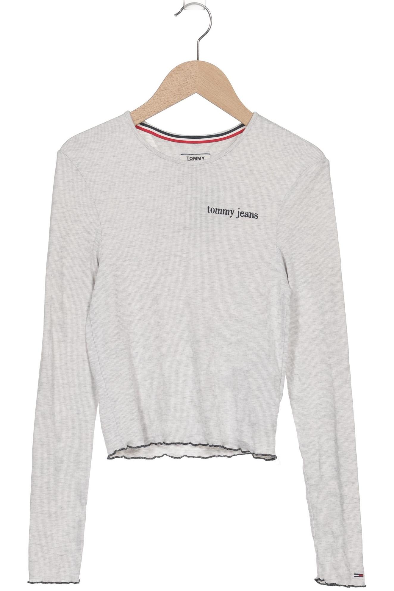 

Tommy Jeans Damen Langarmshirt, grau, Gr. 34