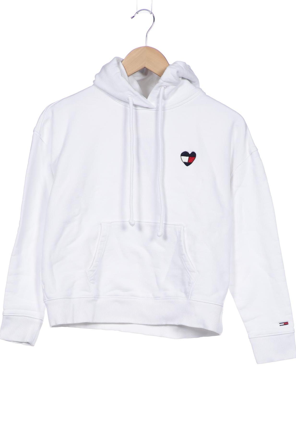 

Tommy Jeans Damen Kapuzenpullover, weiß, Gr. 38