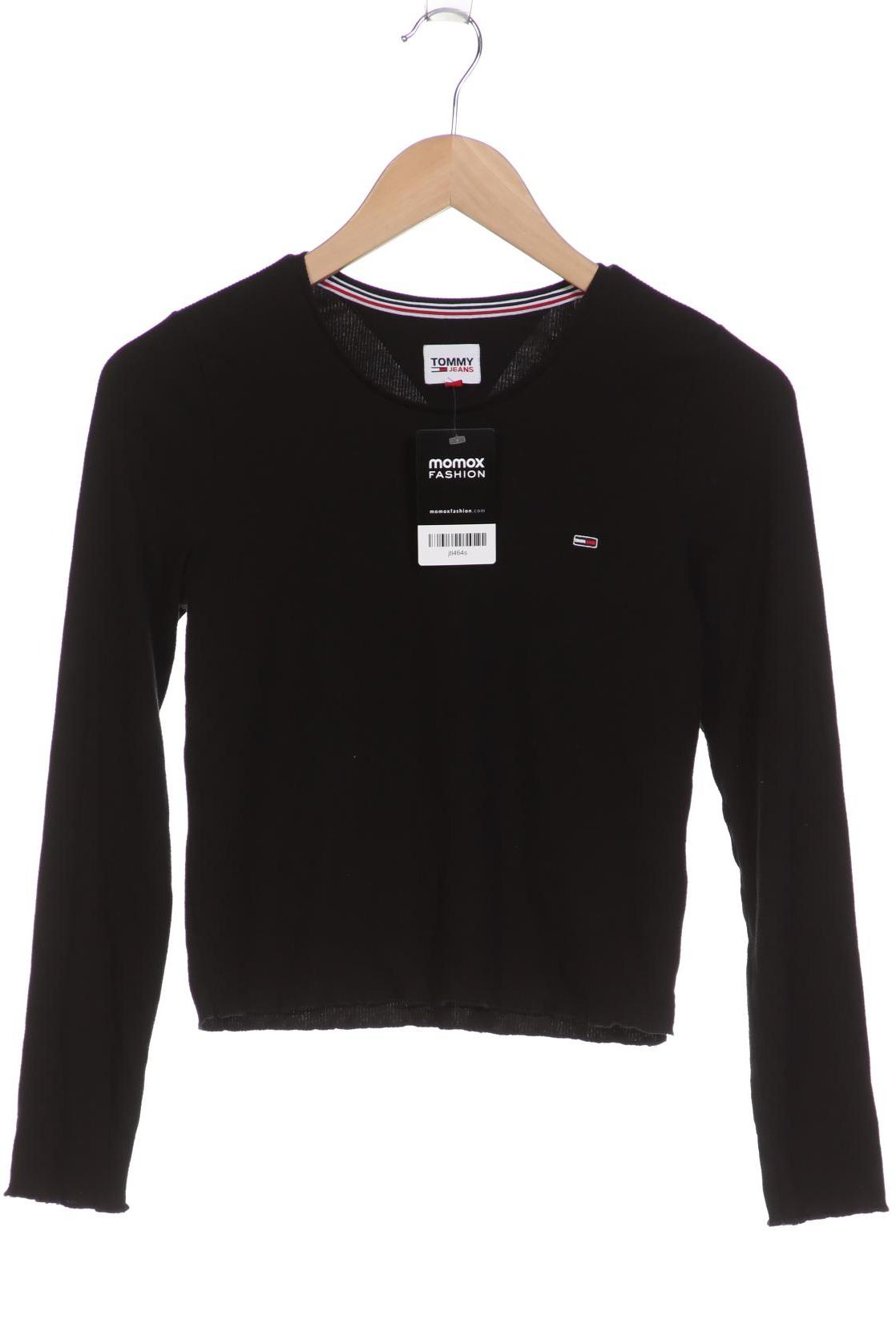 

Tommy Jeans Damen Langarmshirt, schwarz, Gr. 34