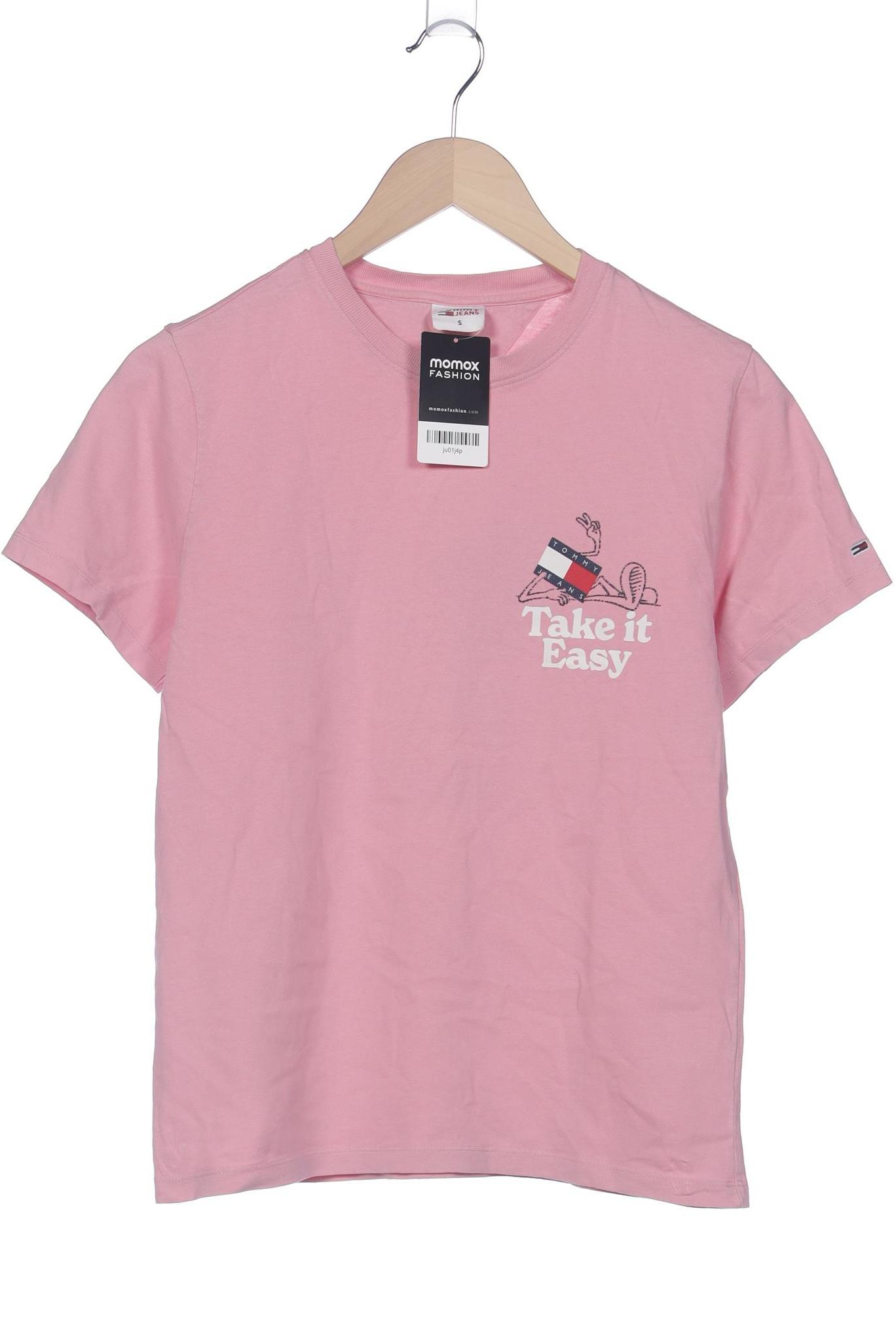 

Tommy Jeans Damen T-Shirt, pink, Gr. 36