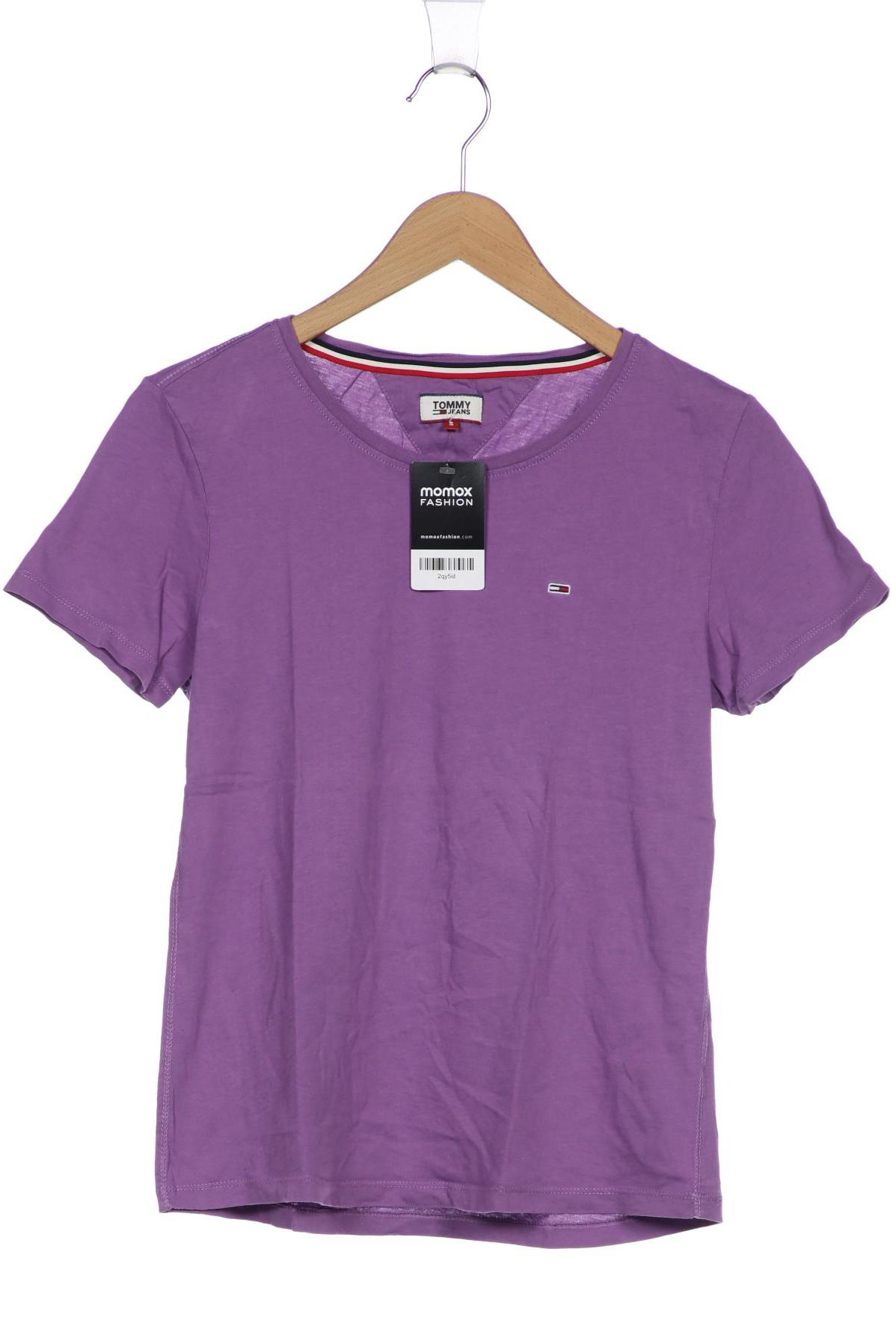 

Tommy Jeans Damen T-Shirt, flieder, Gr. 36