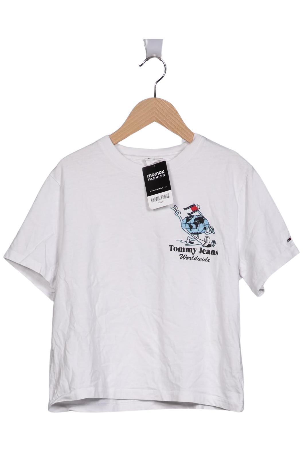 

Tommy Jeans Damen Poloshirt, weiß, Gr. 36