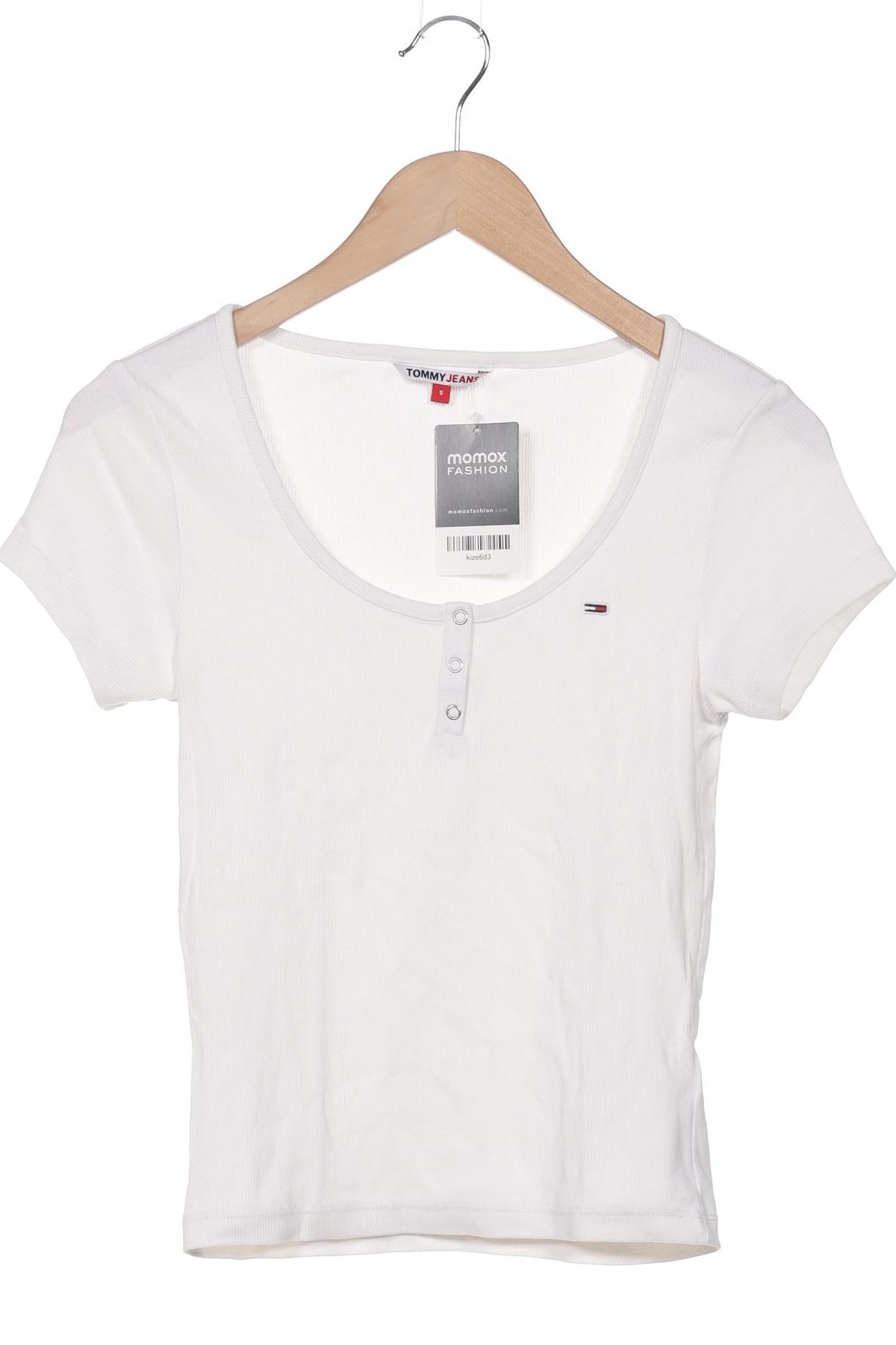 

Tommy Jeans Damen T-Shirt, weiß, Gr. 36