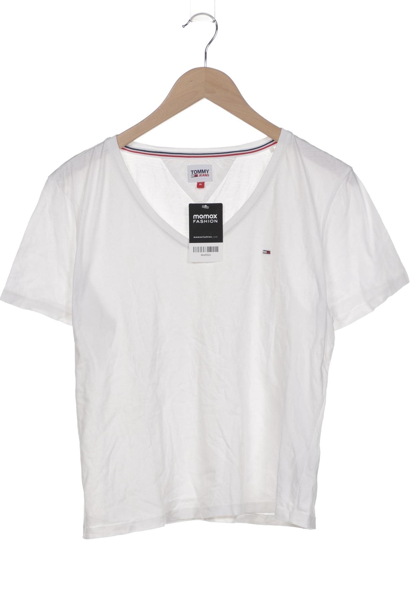 

Tommy Jeans Damen T-Shirt, weiß, Gr. 44